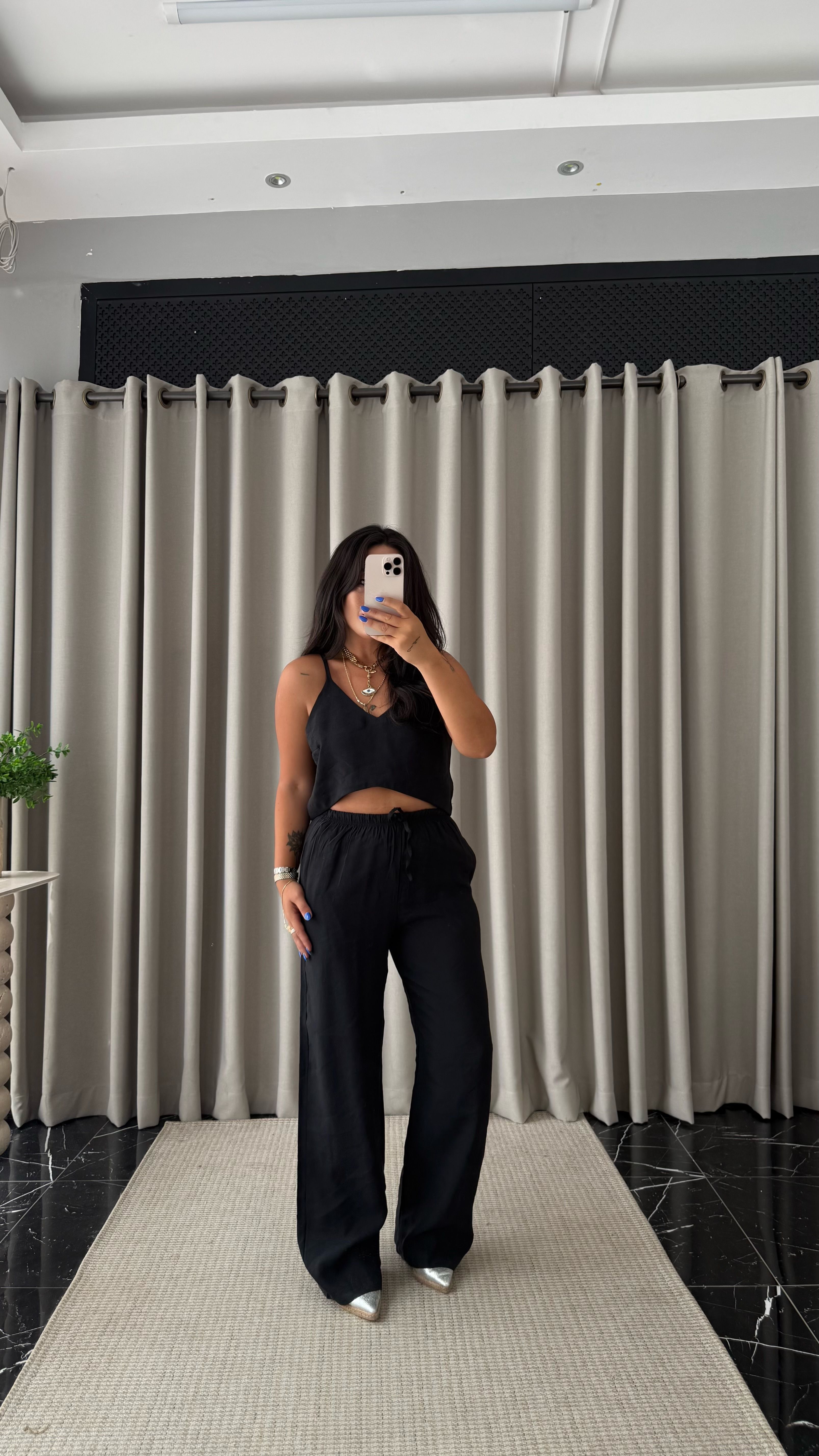 Tencel Ayarlanabilir Askılı Takım