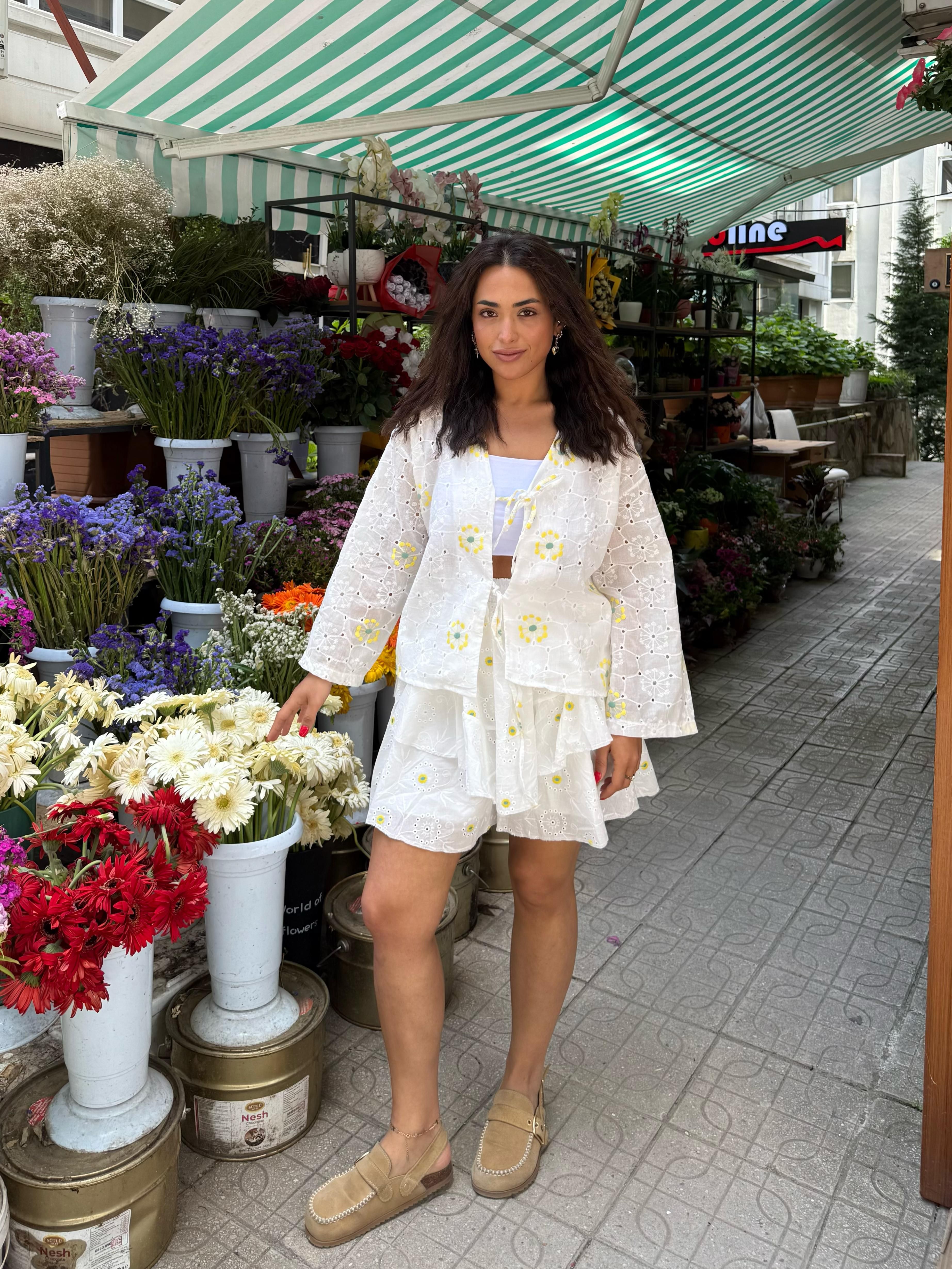 Daisy Şortlu Etek