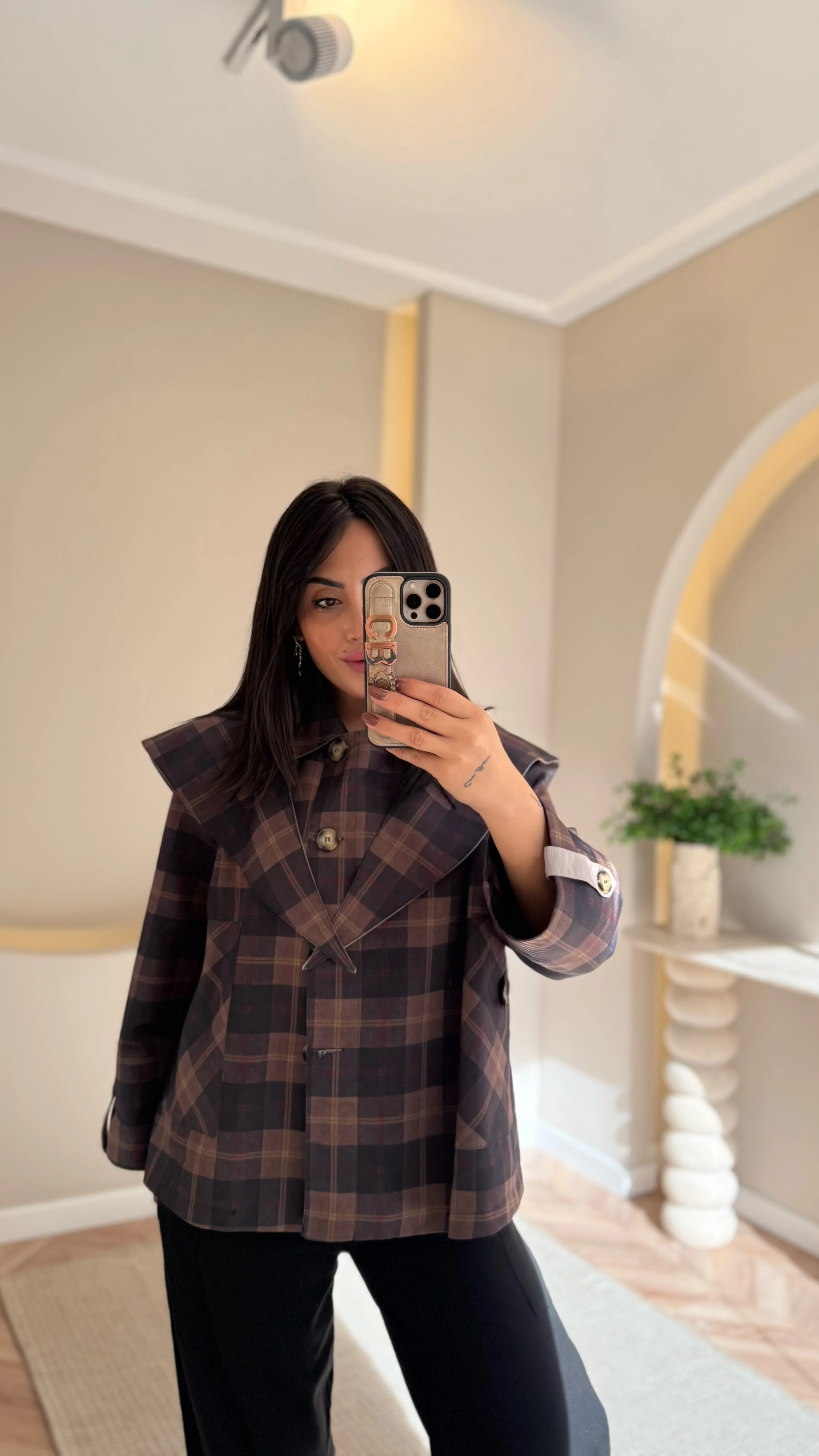 Pelerinli Ekose Trenç