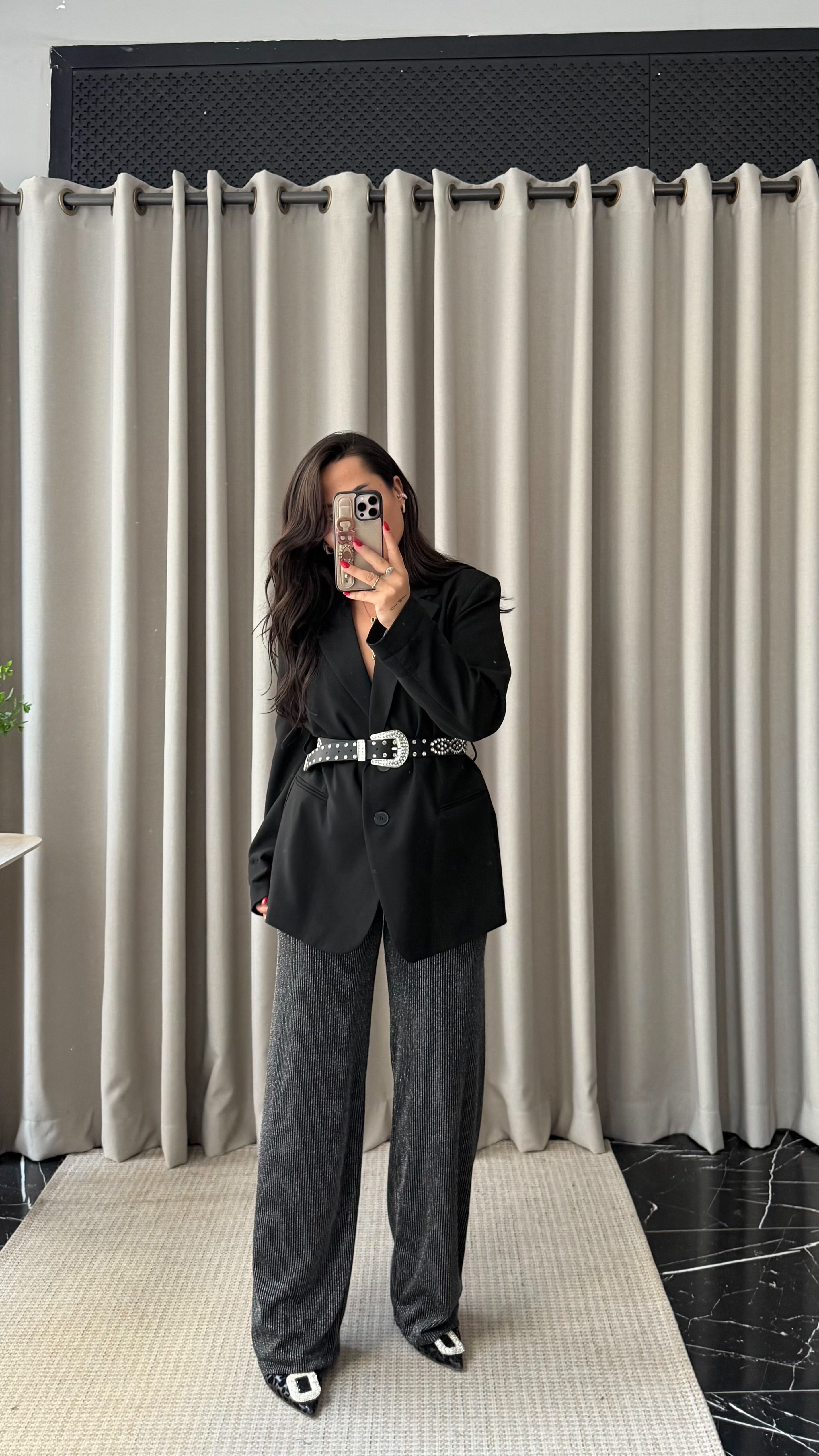 Kuşaklı Premium Blazer