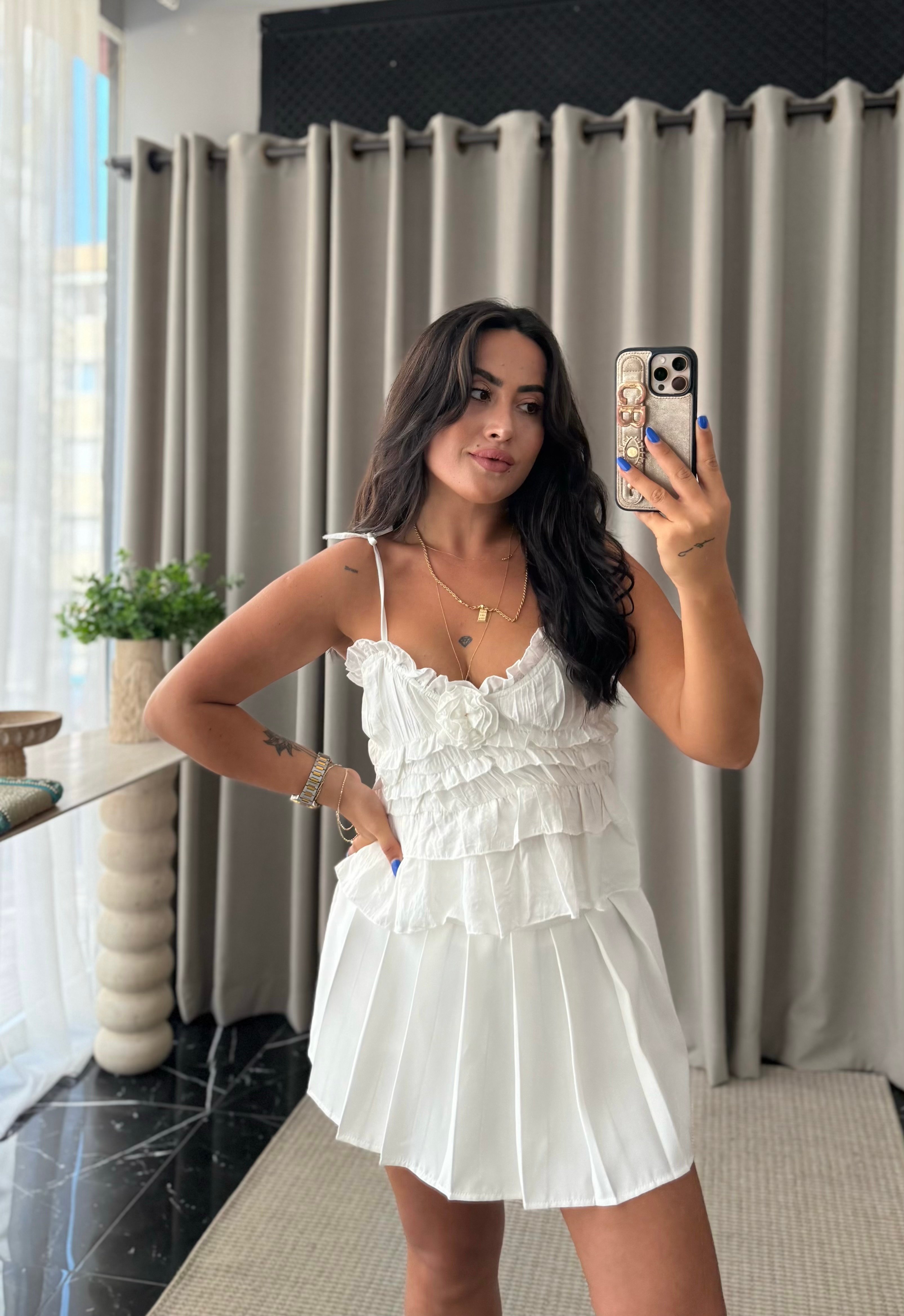 Gül Detaylı Bluz
