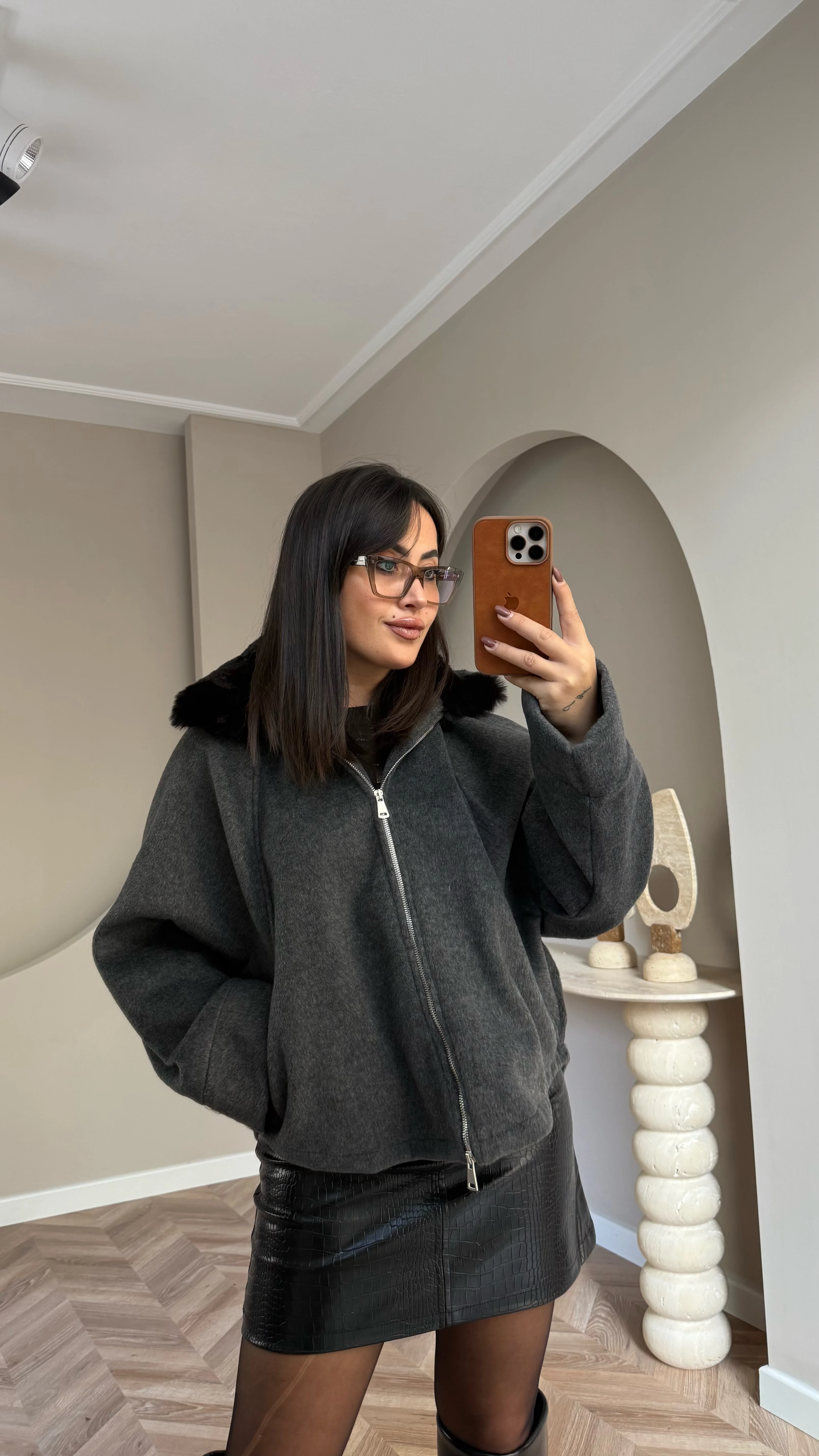 Kürklü Kaşe Panço