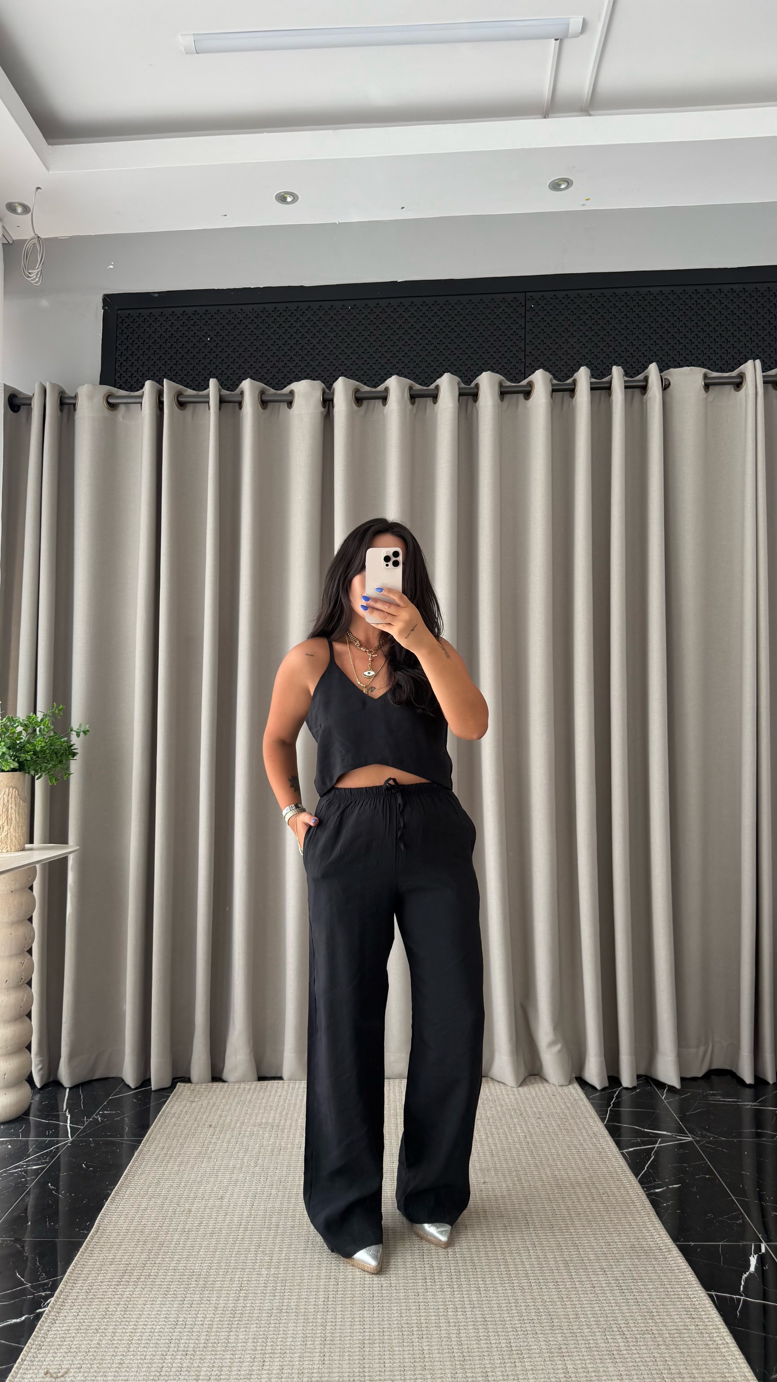 Tencel Ayarlanabilir Askılı Takım