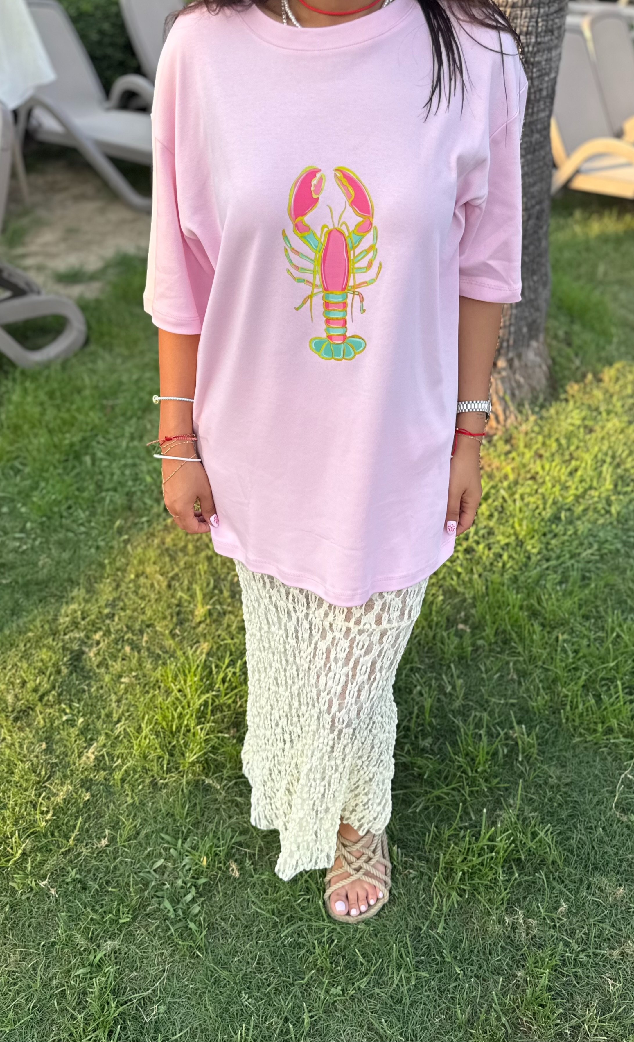 selinbasar.com özel Renkli Yengeç Basic Pembe
