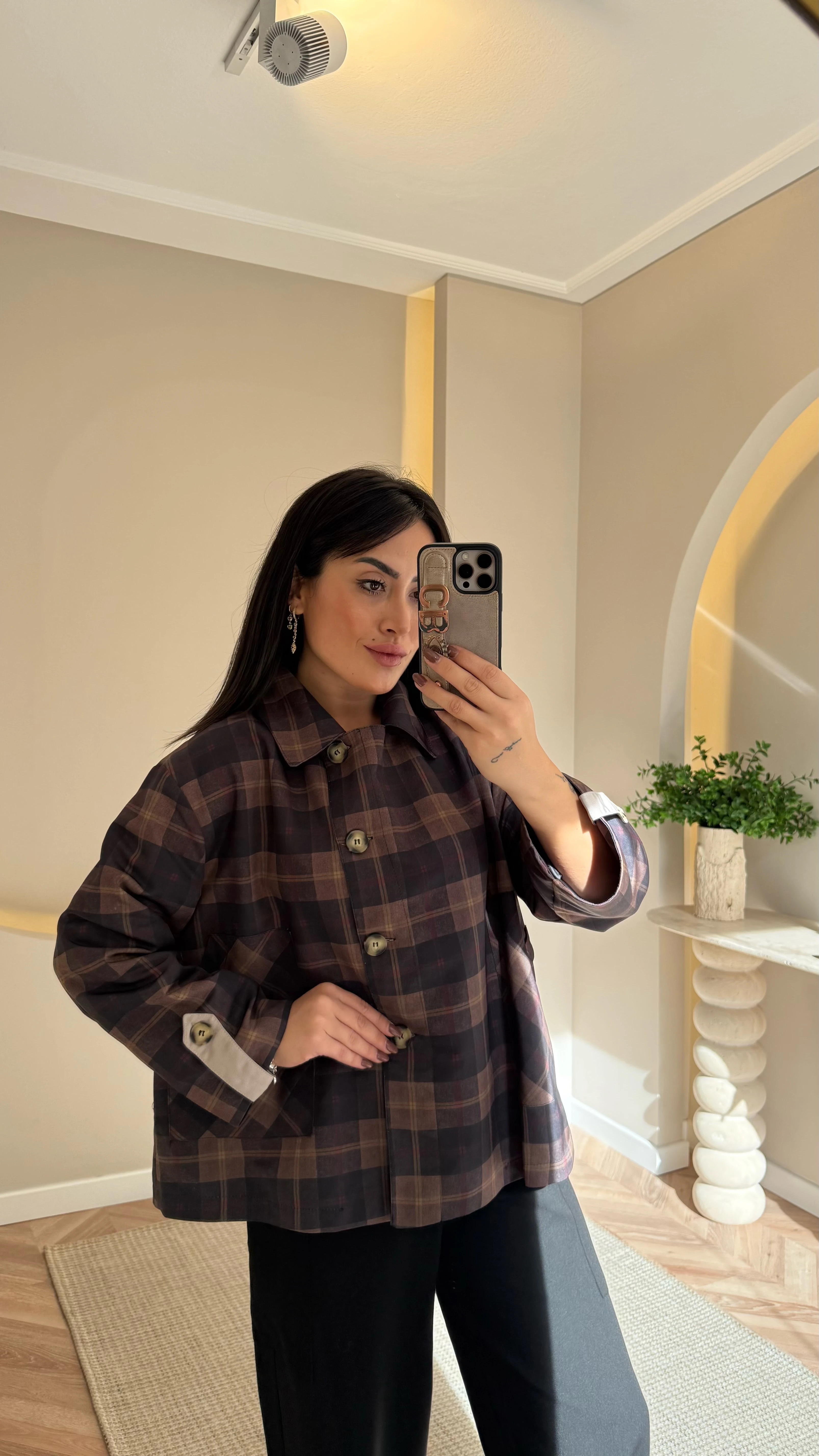 Pelerinli Ekose Trenç