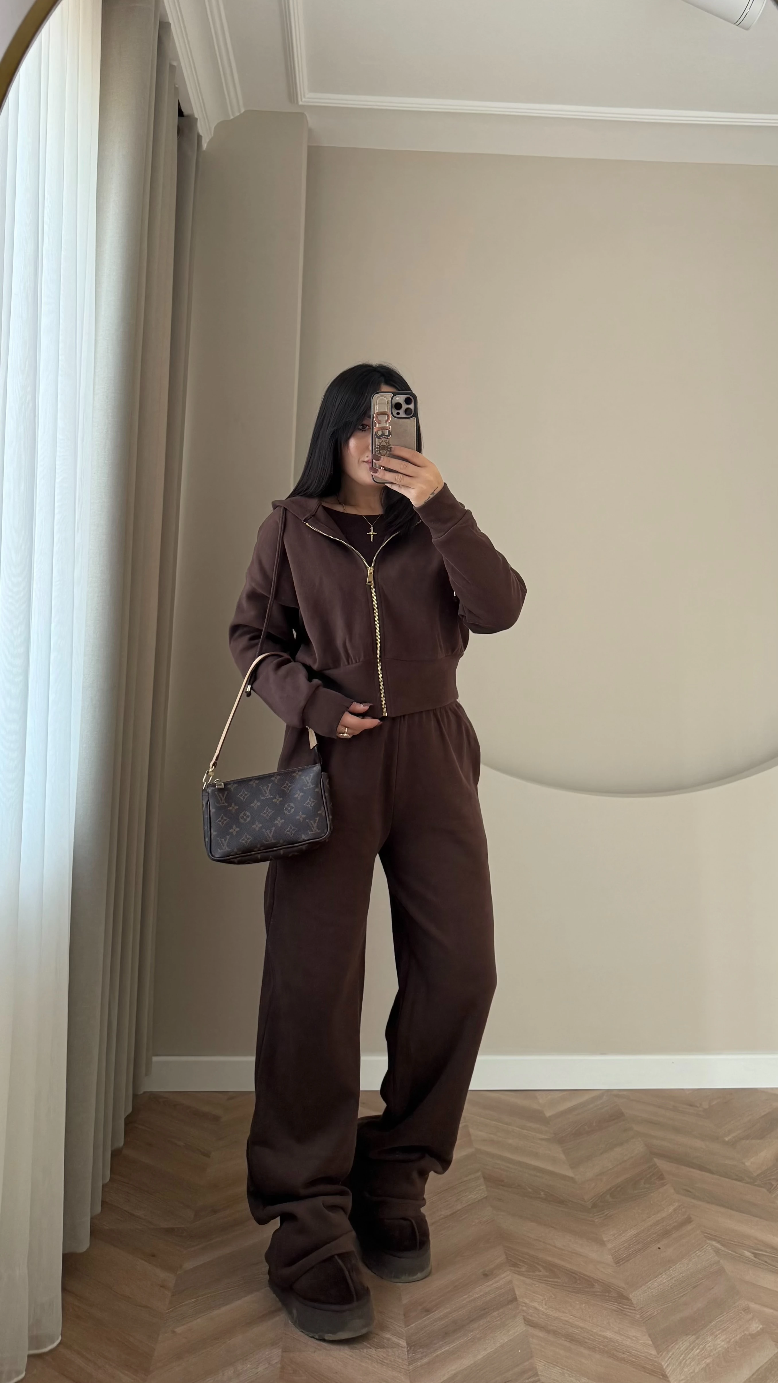 Örme Premium Takım Kahve