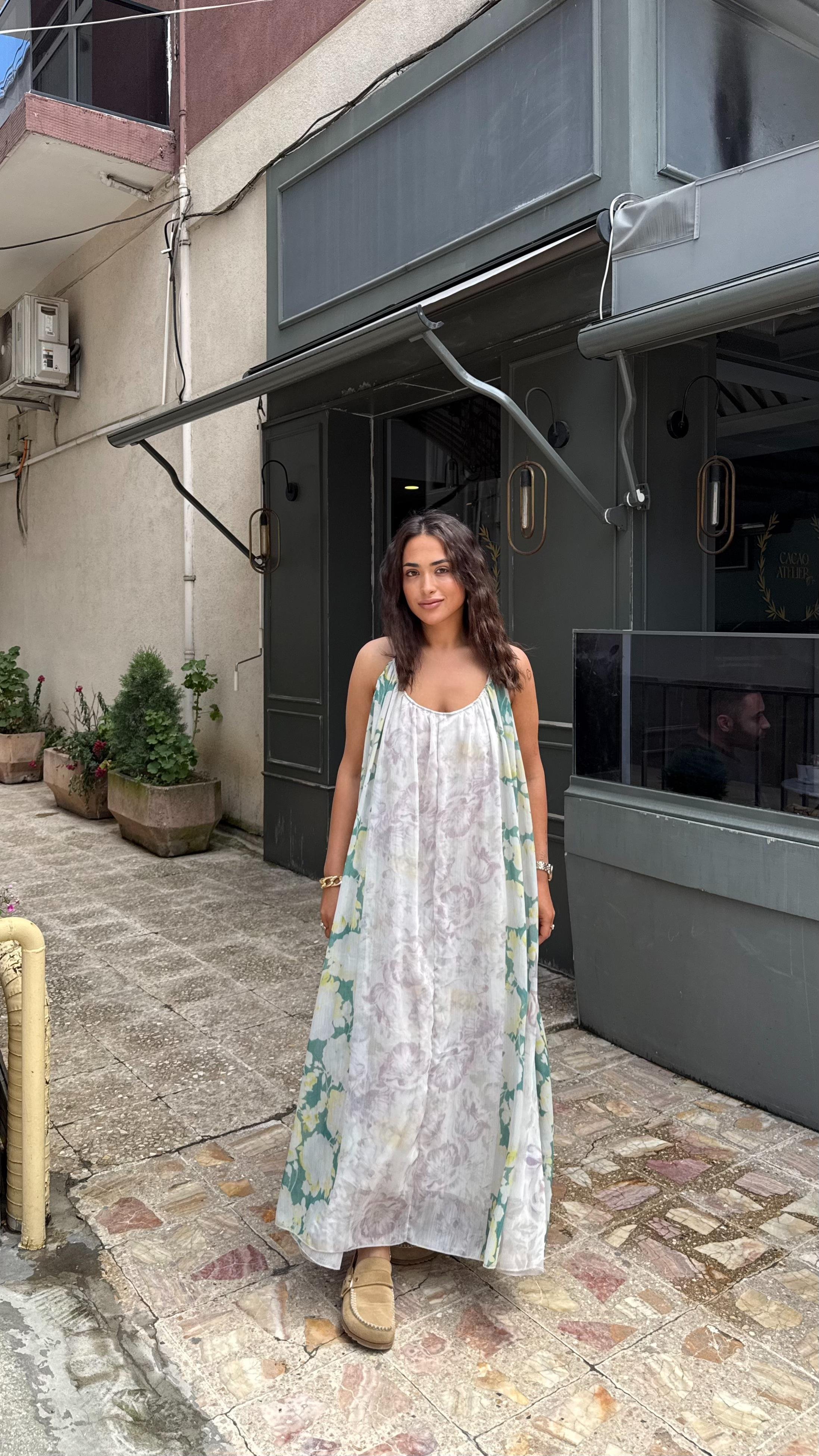 ZR Model Şifon Elbise