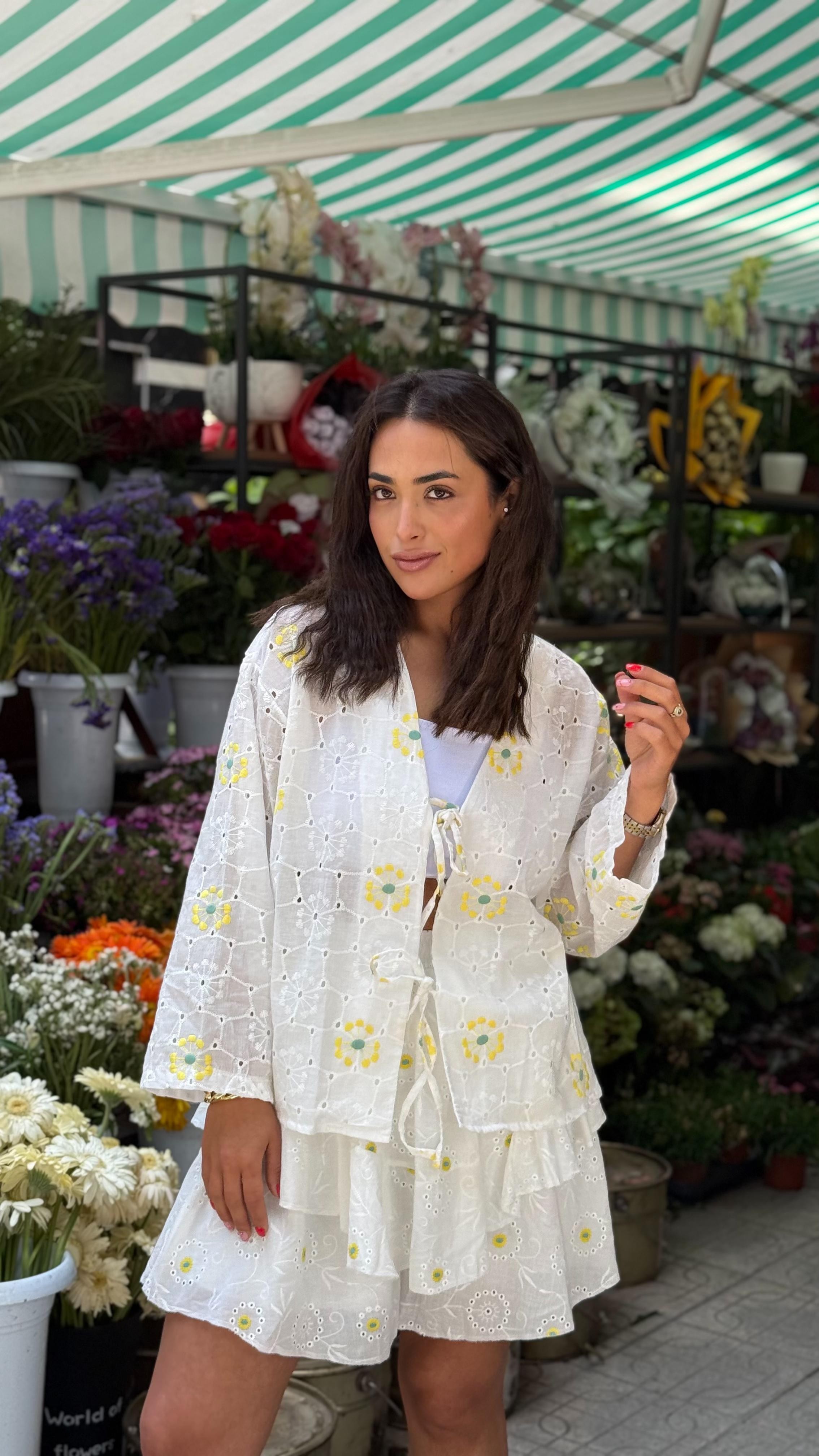 Daisy Bağlamalı Gömlek