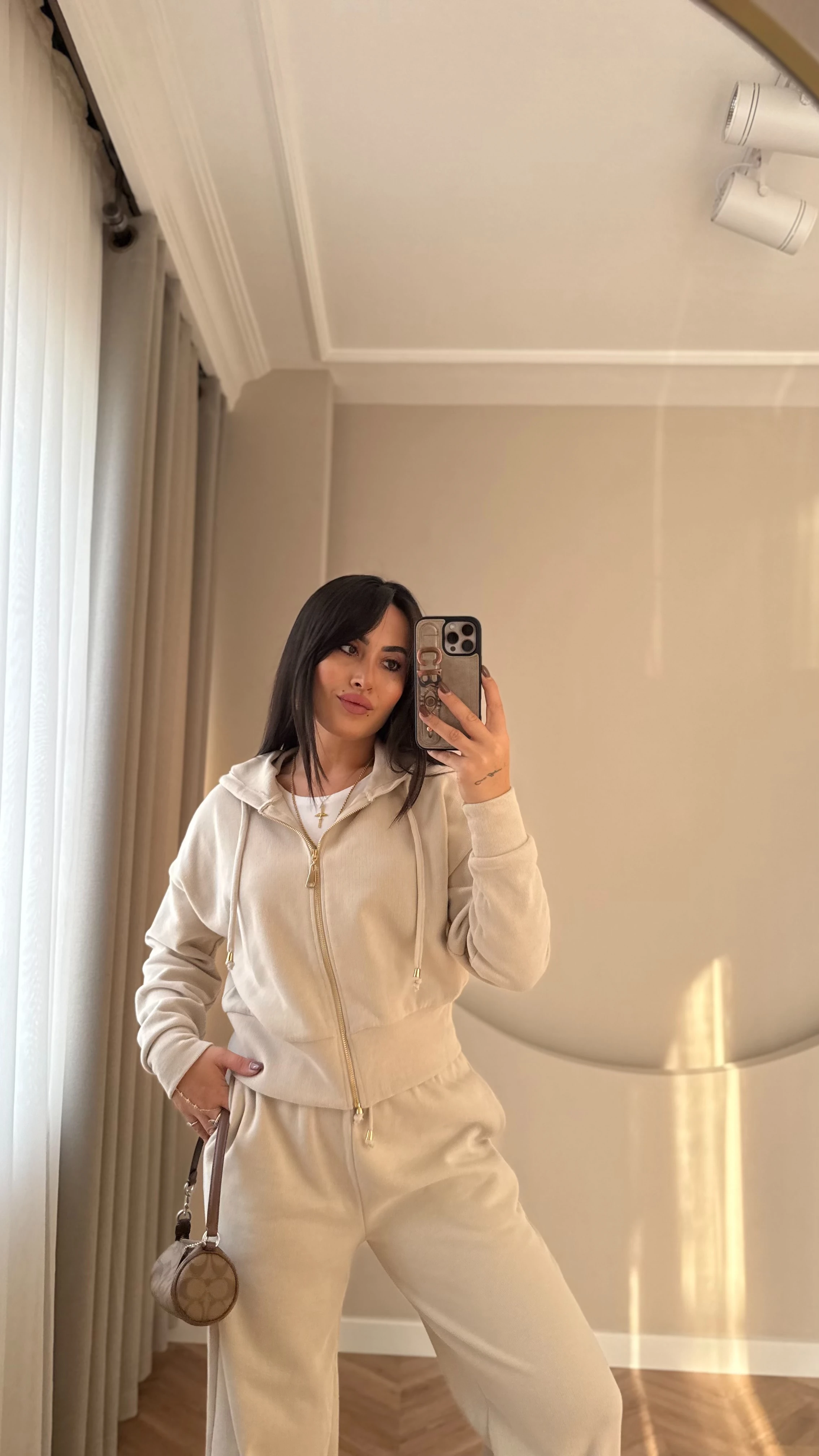 Örme Premium Takım Krem