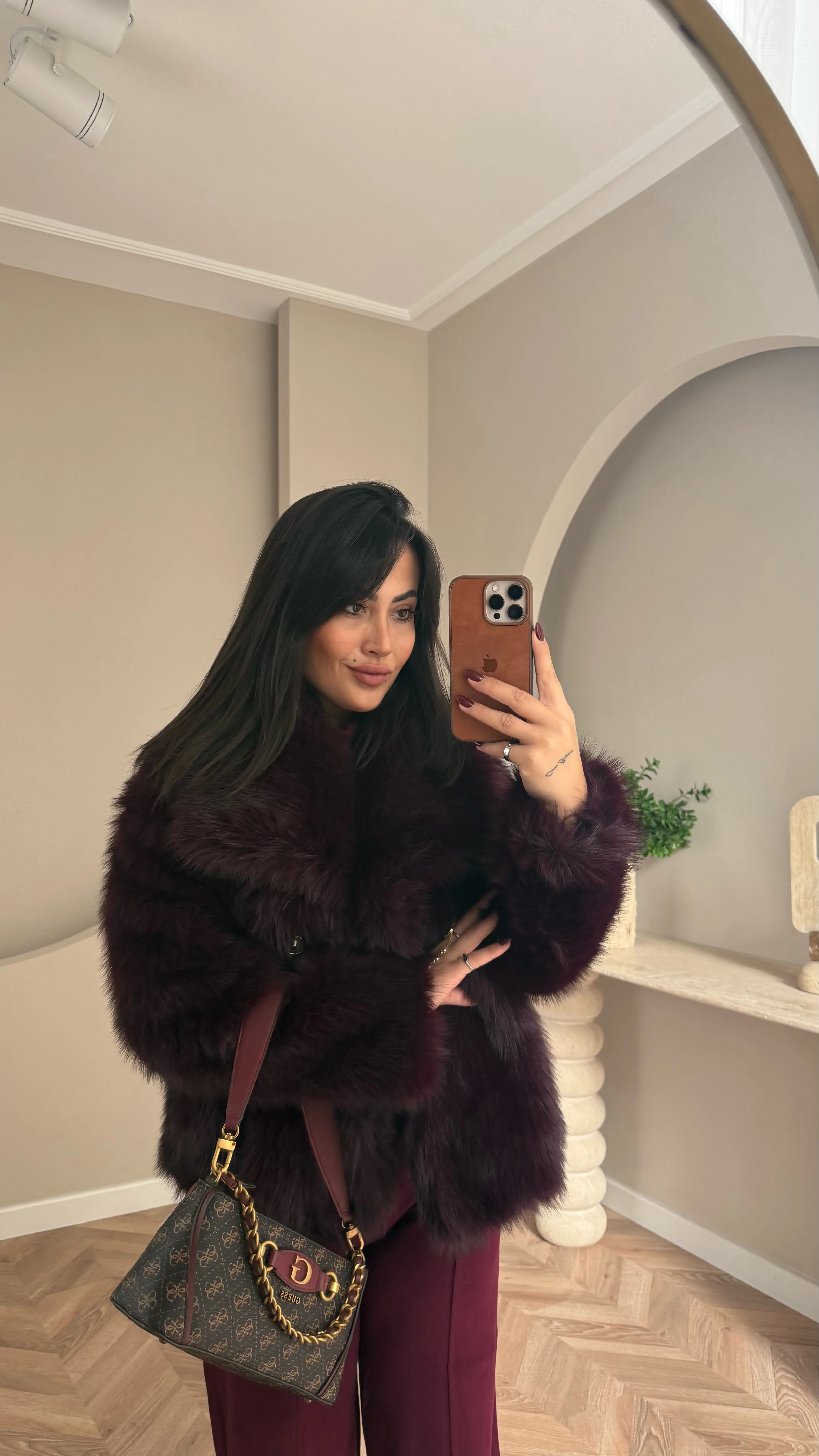 Premium Mürdüm Kürk