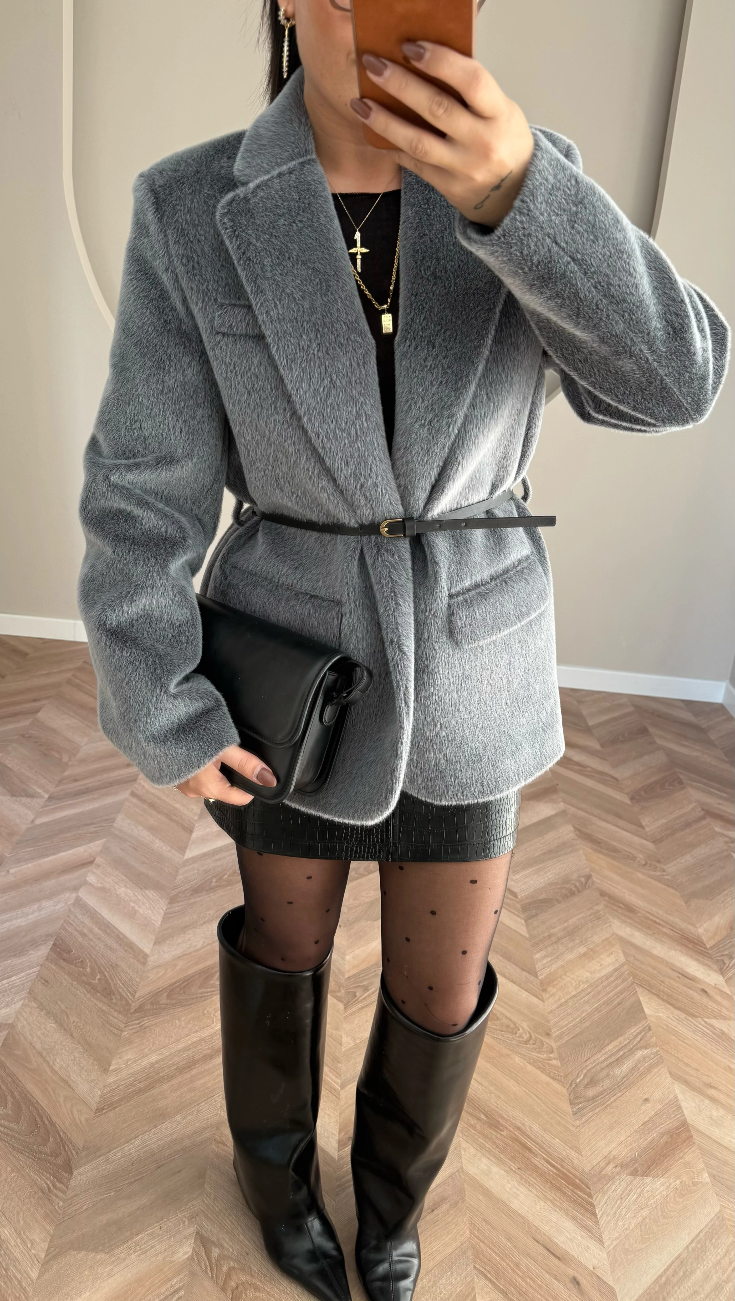 Tay Tüyü Premium Blazer