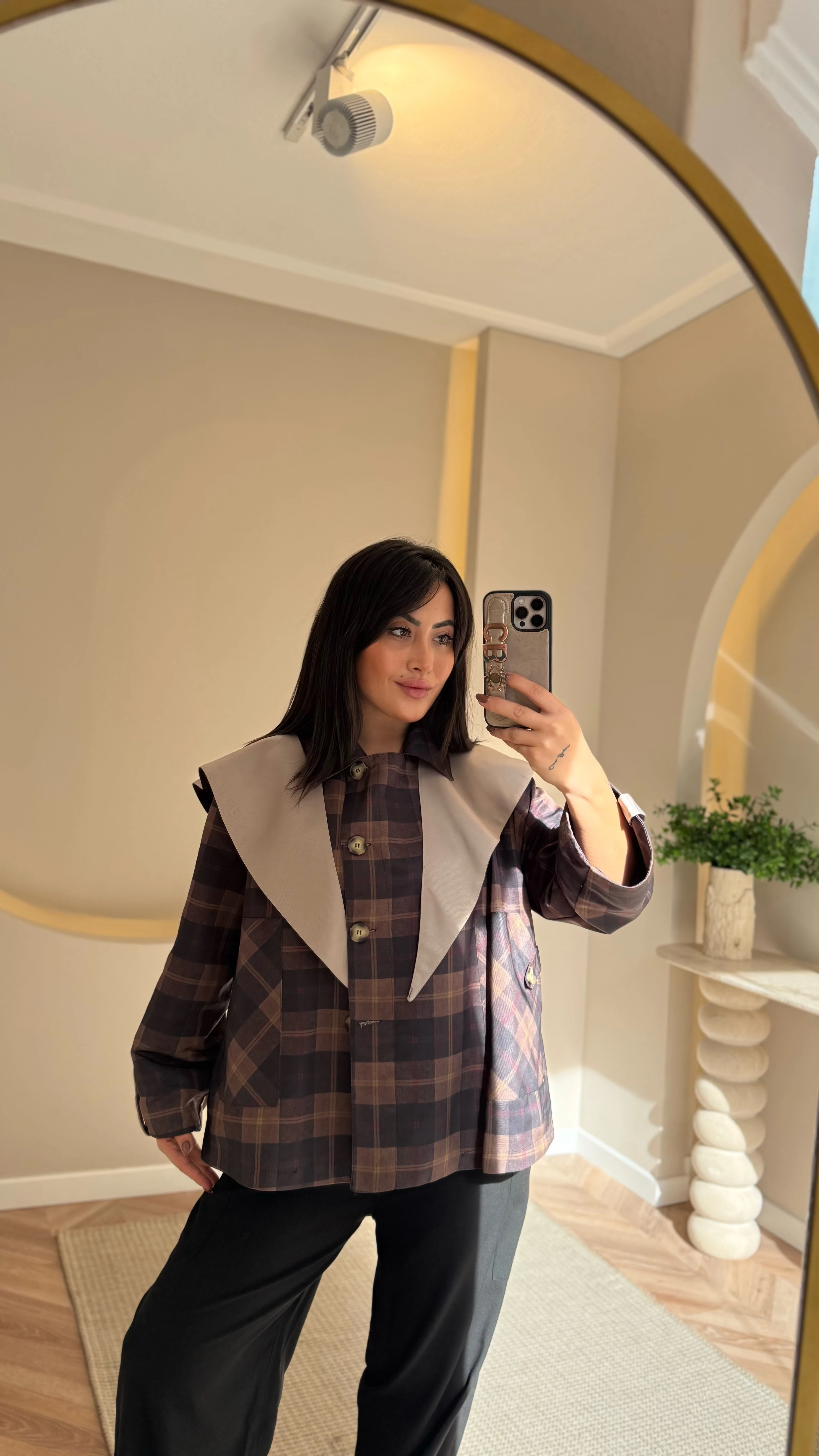 Pelerinli Ekose Trenç