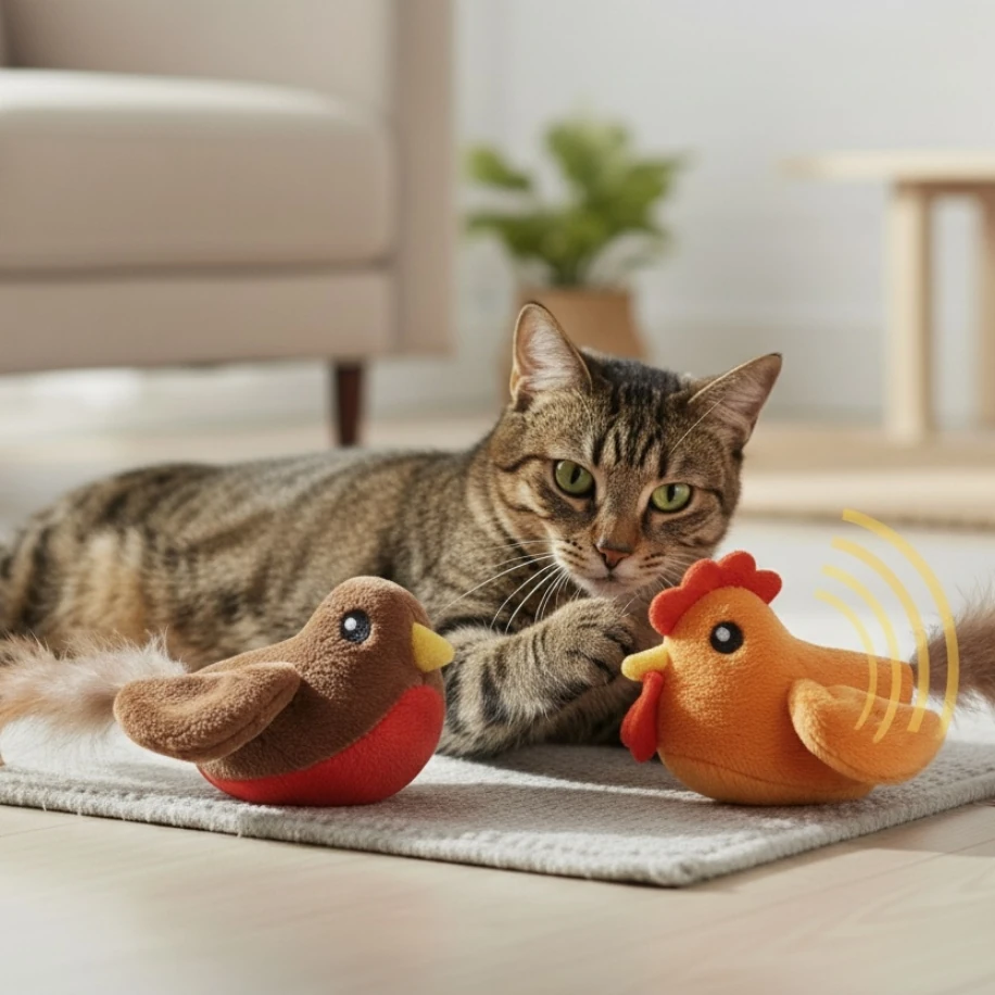 Pawleno Titreşimli Kuş Oyuncağı