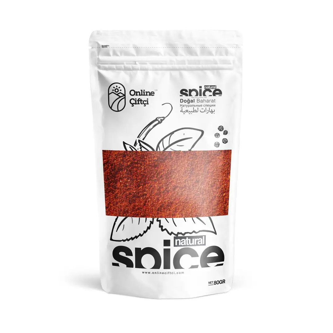 Tatlı Kırmızı İpek Pul Biber 80Gr
