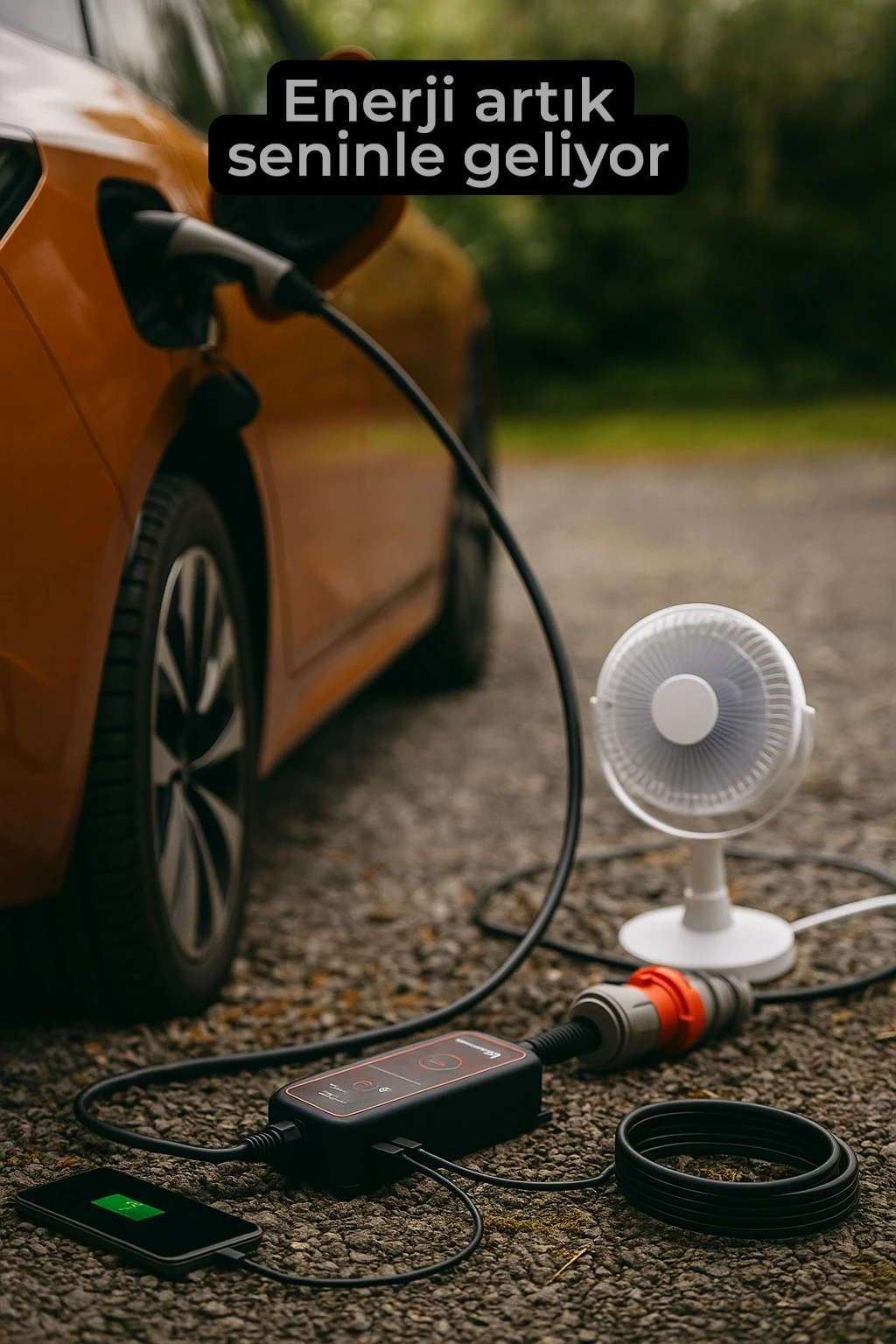 Bemis 11 - 22 kw Pro Mobil Araç Şarj Aleti 5 Metre