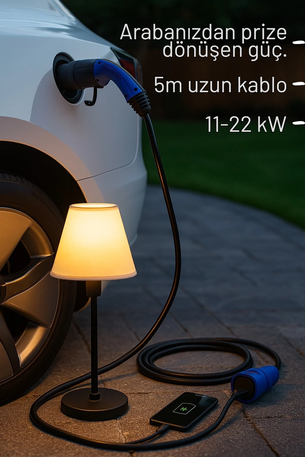 Elektrikli Araçlardan Güç Alın: V2L Tekli Uzatma Priz Adaptör Byd-Skywell