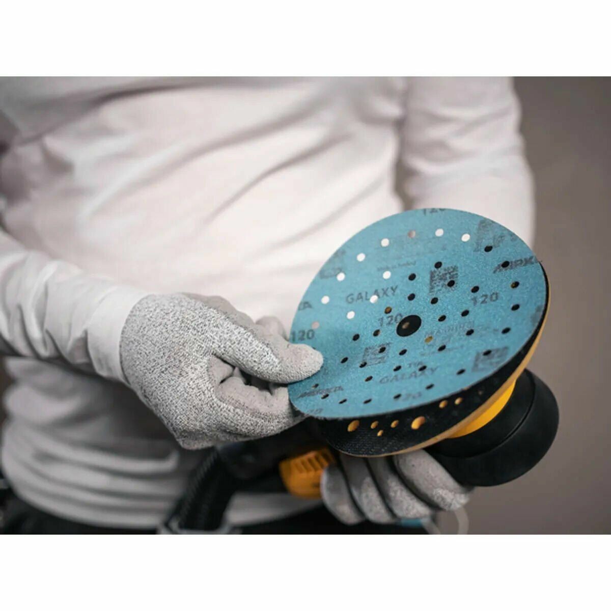 Galaxy 150mm Grip Multifit Hızlı Tozsuz P180 Zımpara 50'li Paket