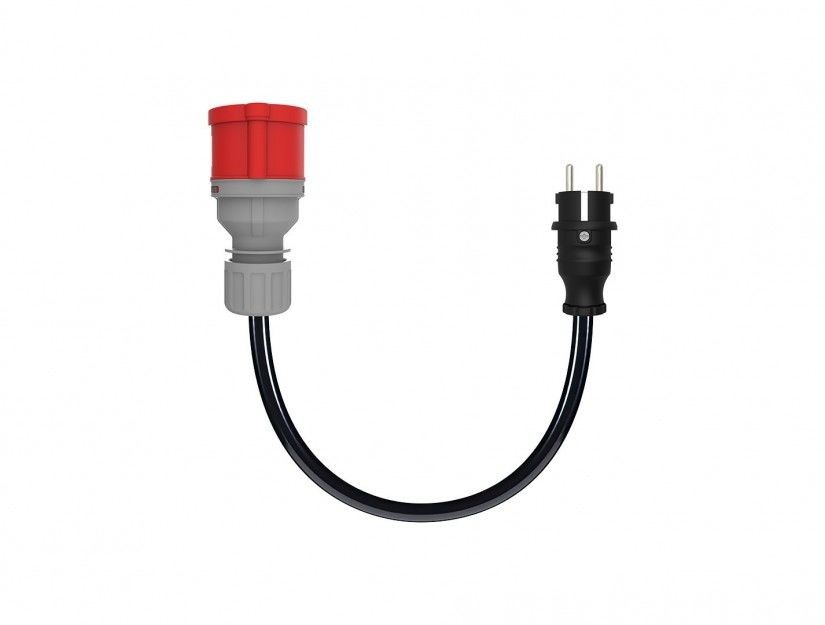 Elektrikli Araç Dönüştürücü Adaptör 3x2,5 Ttr 1/16A Fiş - 5/16A Priz (30cm Kablolu)