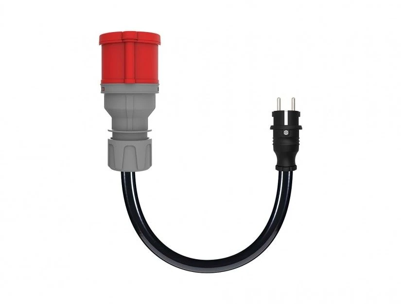 Elektrikli Araç Dönüştürücü Adaptör 3x2,5 Ttr 1/16A Fiş - 5/32A Priz (30cm Kablolu)