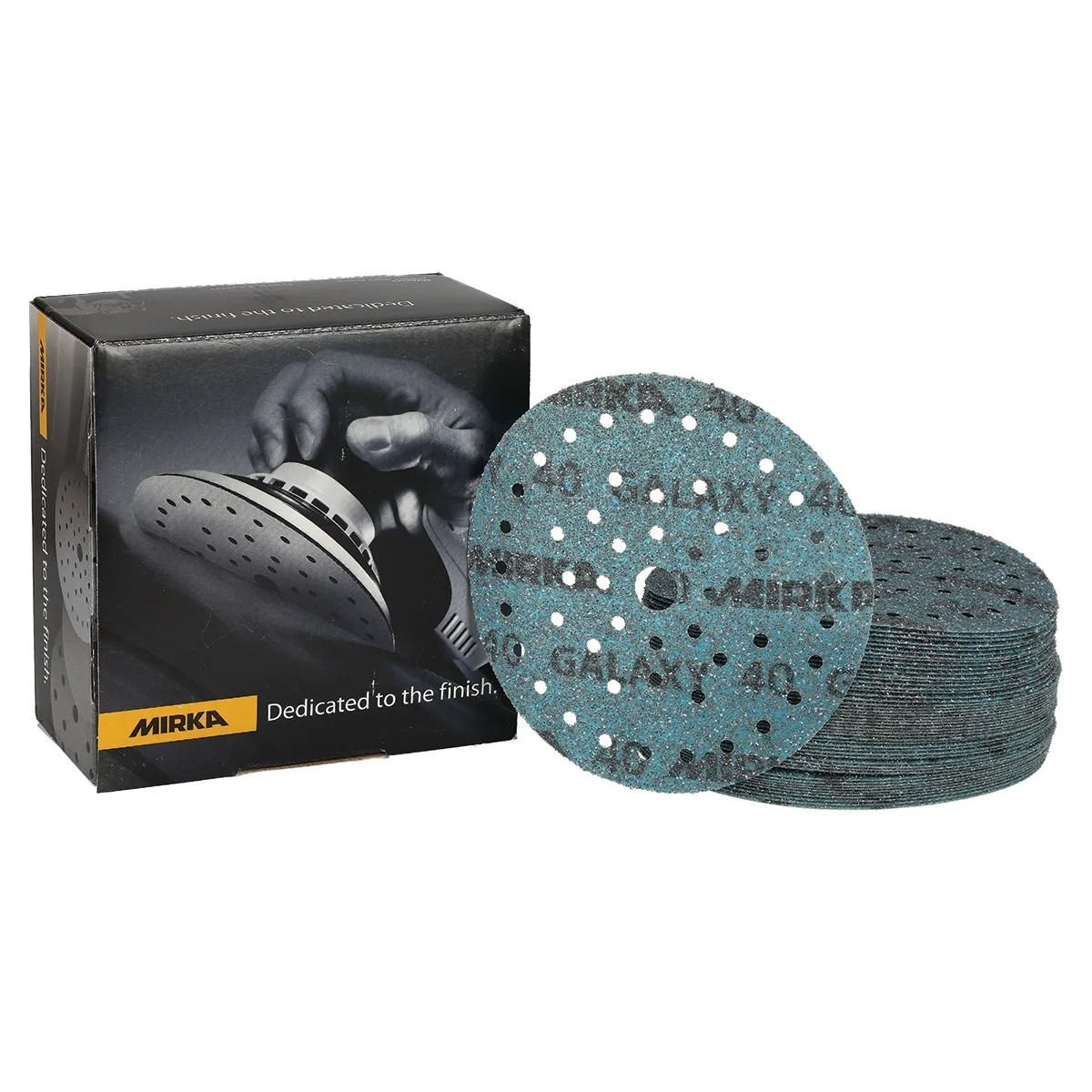 Galaxy 150mm Grip Multifit Hızlı Tozsuz P40 Zımpara 50'li Paket
