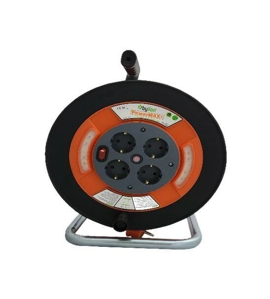 Bylion Ledli Plastik Makara 40 m 3x2,5 mm TTR Kablo PME Serisi Ledli Kablo Makaraları