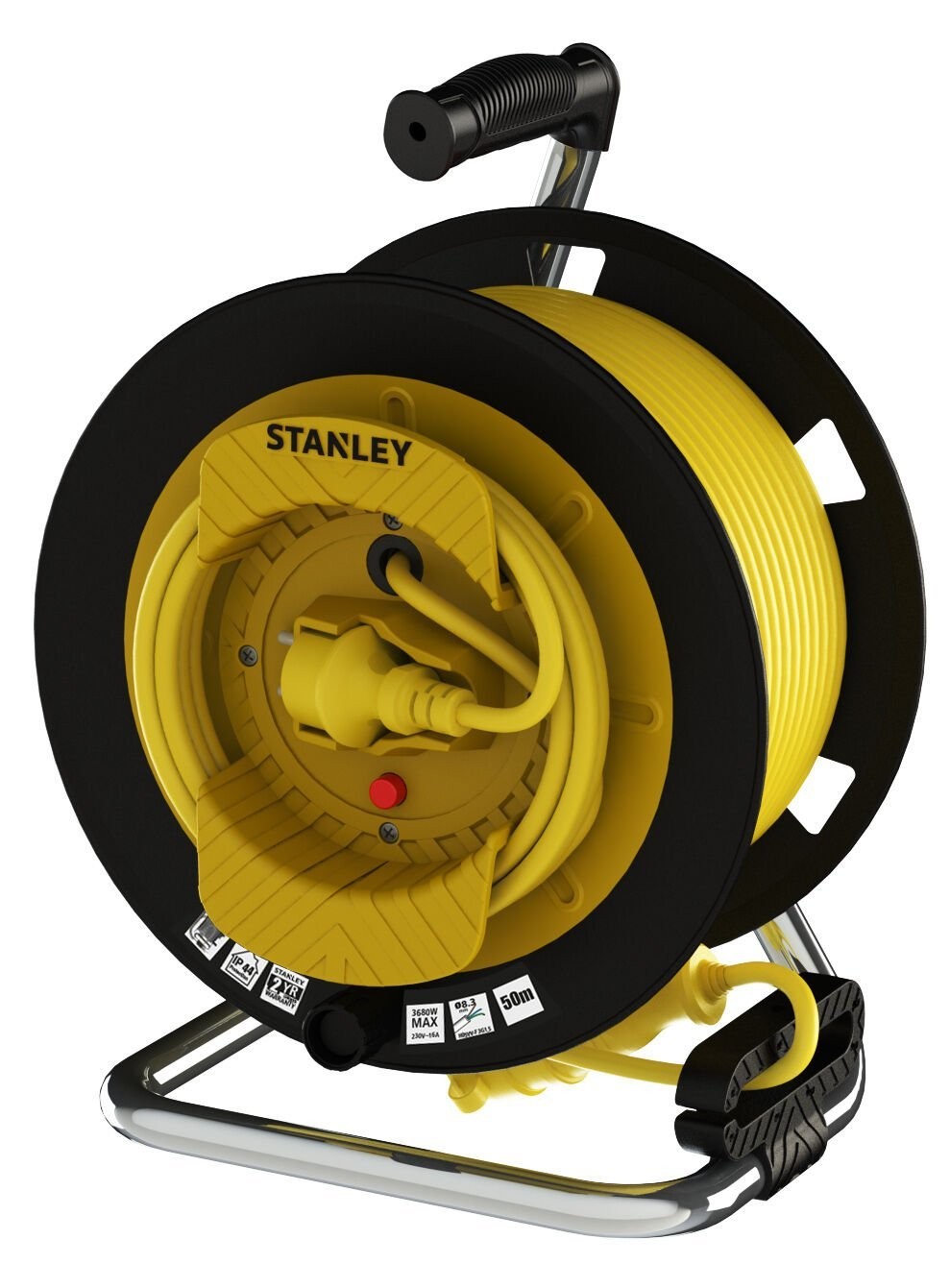 Stanley ST-G Serisi IP44 1 Soketli 50+2 Metre Makaralı Kablo