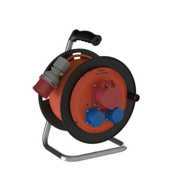 Bylion 2 Adet 1x16A 220V / 1 Adet 3x16A 220V Cee Prizli Plastik Makara