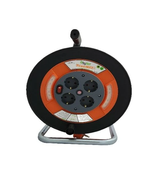 Bylion Ledli Plastik Makara 20 m 3x2,5 mm TTR Kablo PME Serisi Ledli Kablo Makaraları