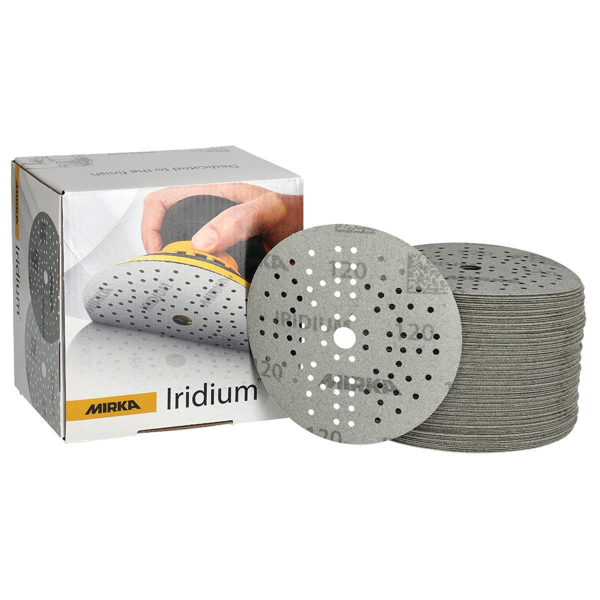 Mirka IRIDIUM 125mm Cırt 89D 80, 100/Paket