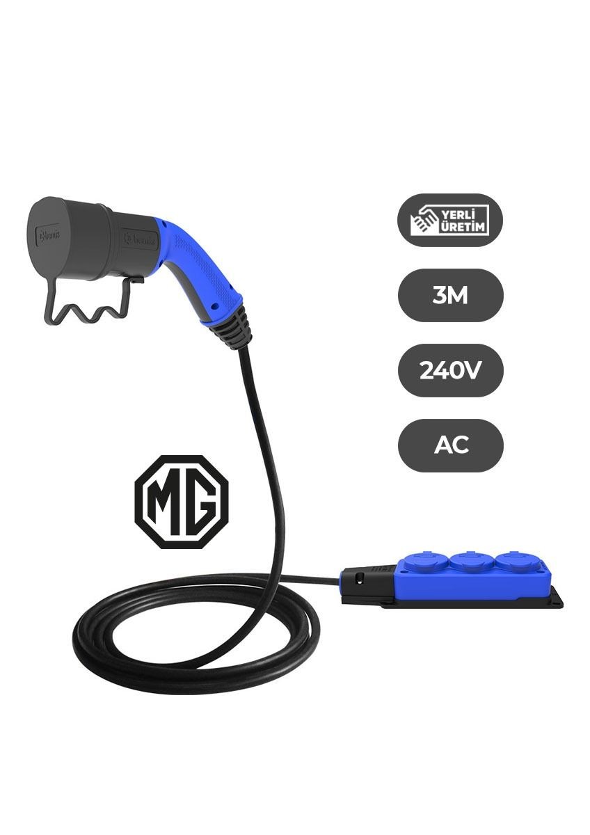 Mg Elektrikli Araçlardan Güç Alın: V2L 3'lü Uzatma Priz Adaptör
