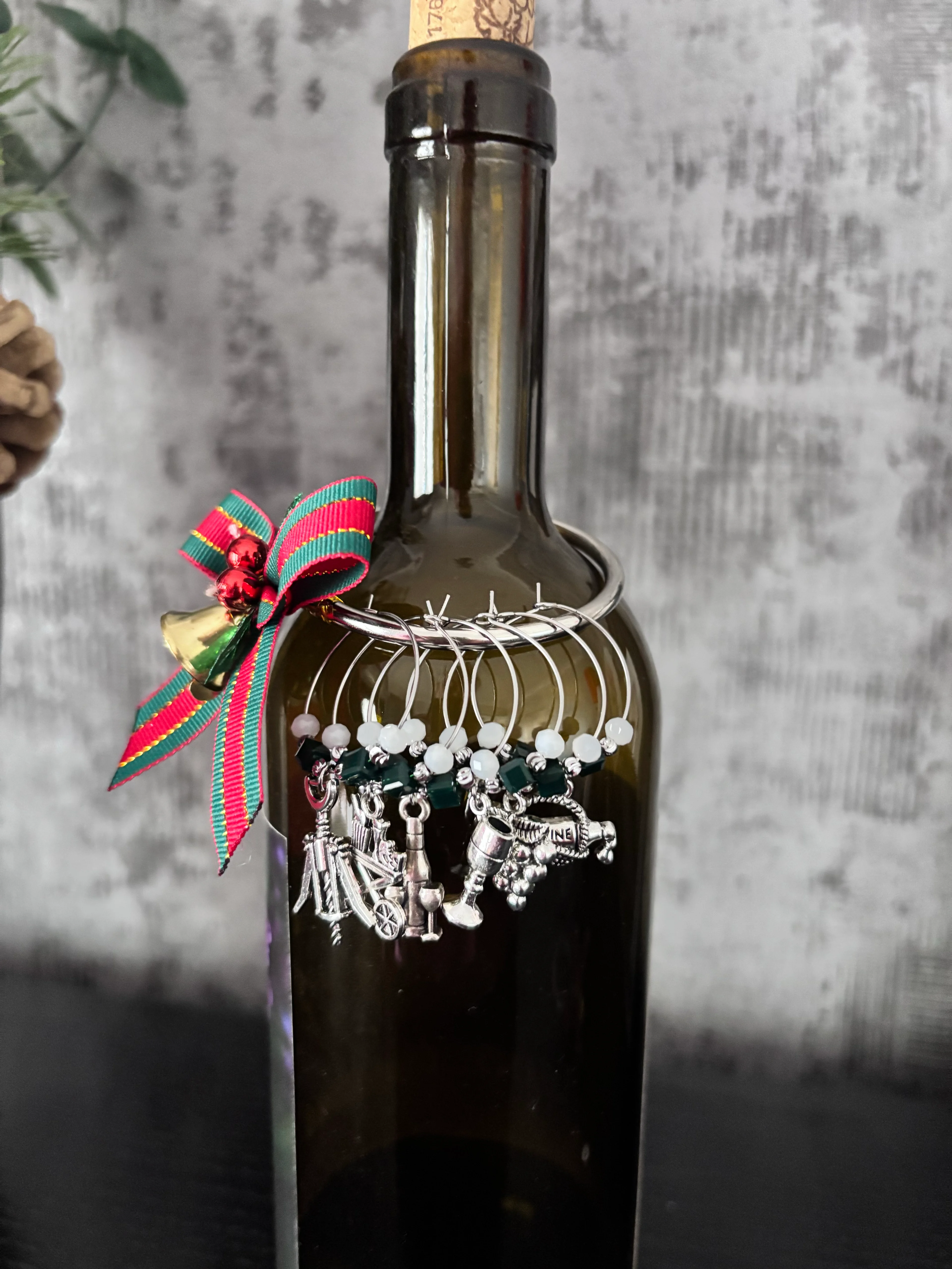 Lilac 6'lı Kadeh İşaretleyici Tasarım Set - Wine Love 2🍷