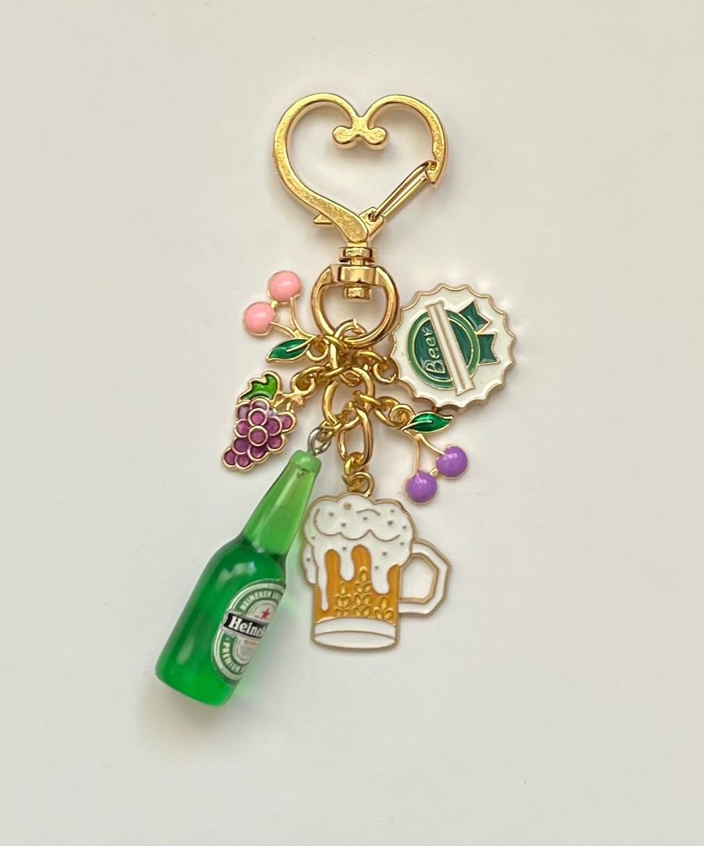 Lilac Tasarım Charm Anahtarlık - Beer Mood