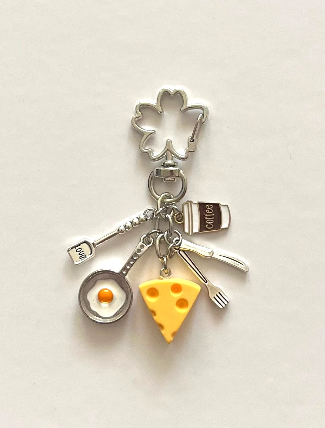Kahvaltı Aşkı🍳 Charm Anahtarlık 