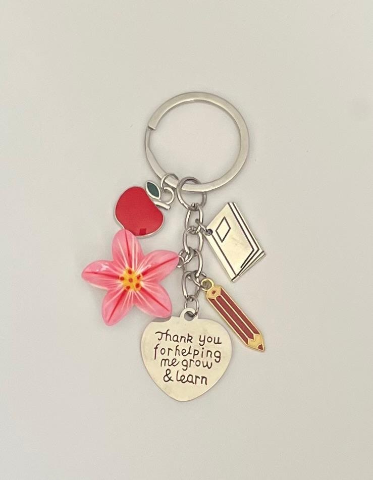 Öğretmenler Günü Charm Anahtarlık - 5
