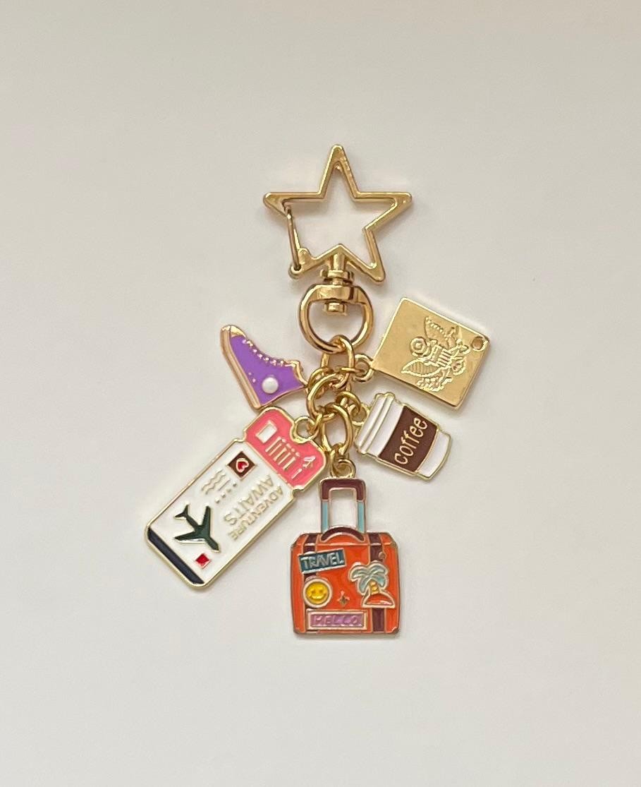 Lilac Tasarım Charm Anahtarlık - Travel