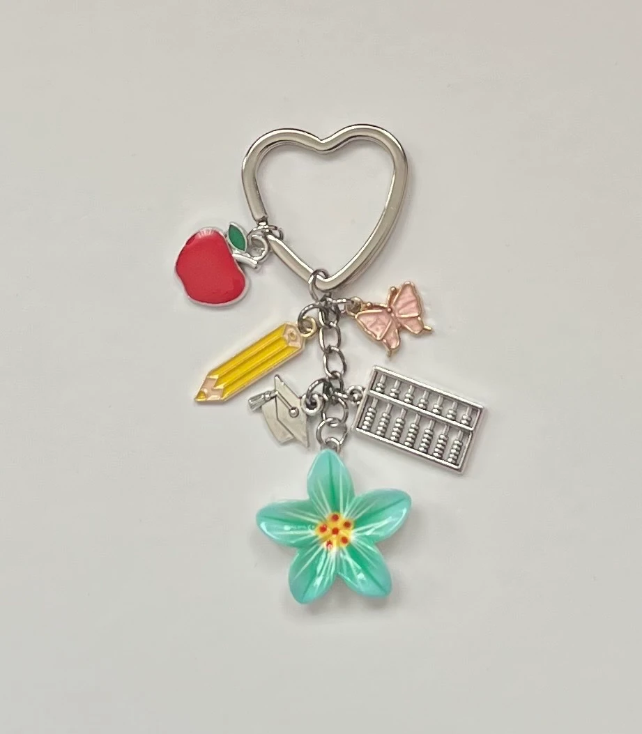Öğretmenler Günü Charm Anahtarlık - 21