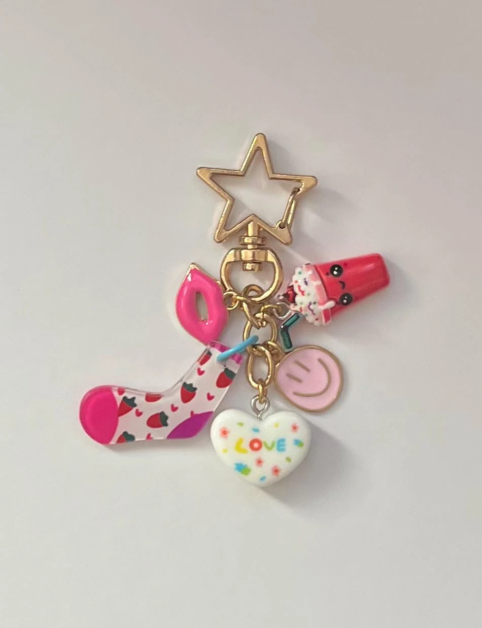 Lilac Tasarım Charm Anahtarlık - Love