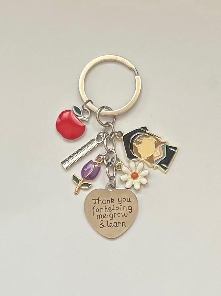 Öğretmenler Günü Charm Anahtarlık - 3