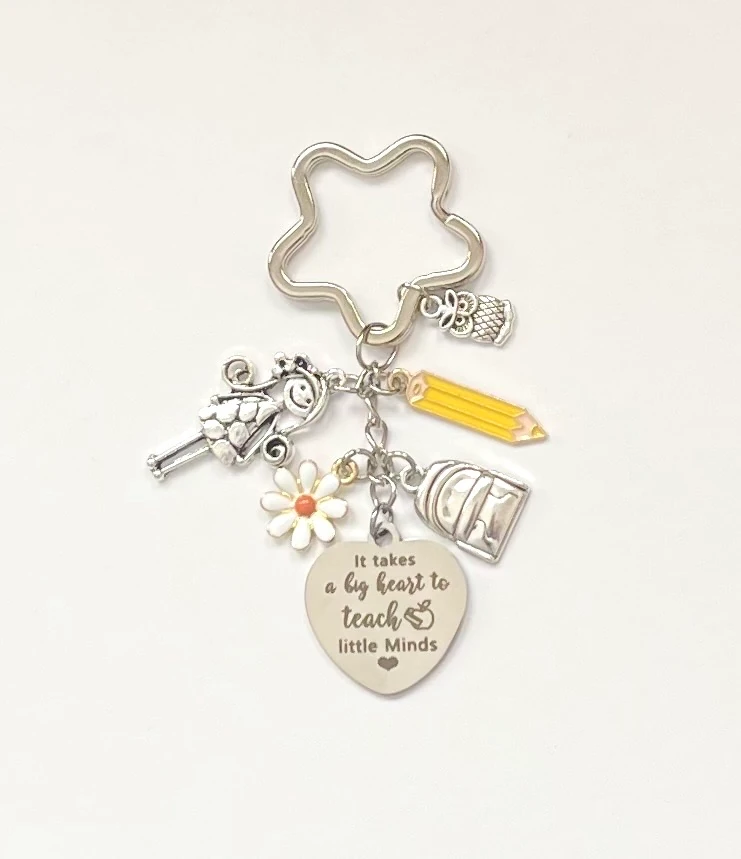 Öğretmenler Günü Charm Anahtarlık - 19