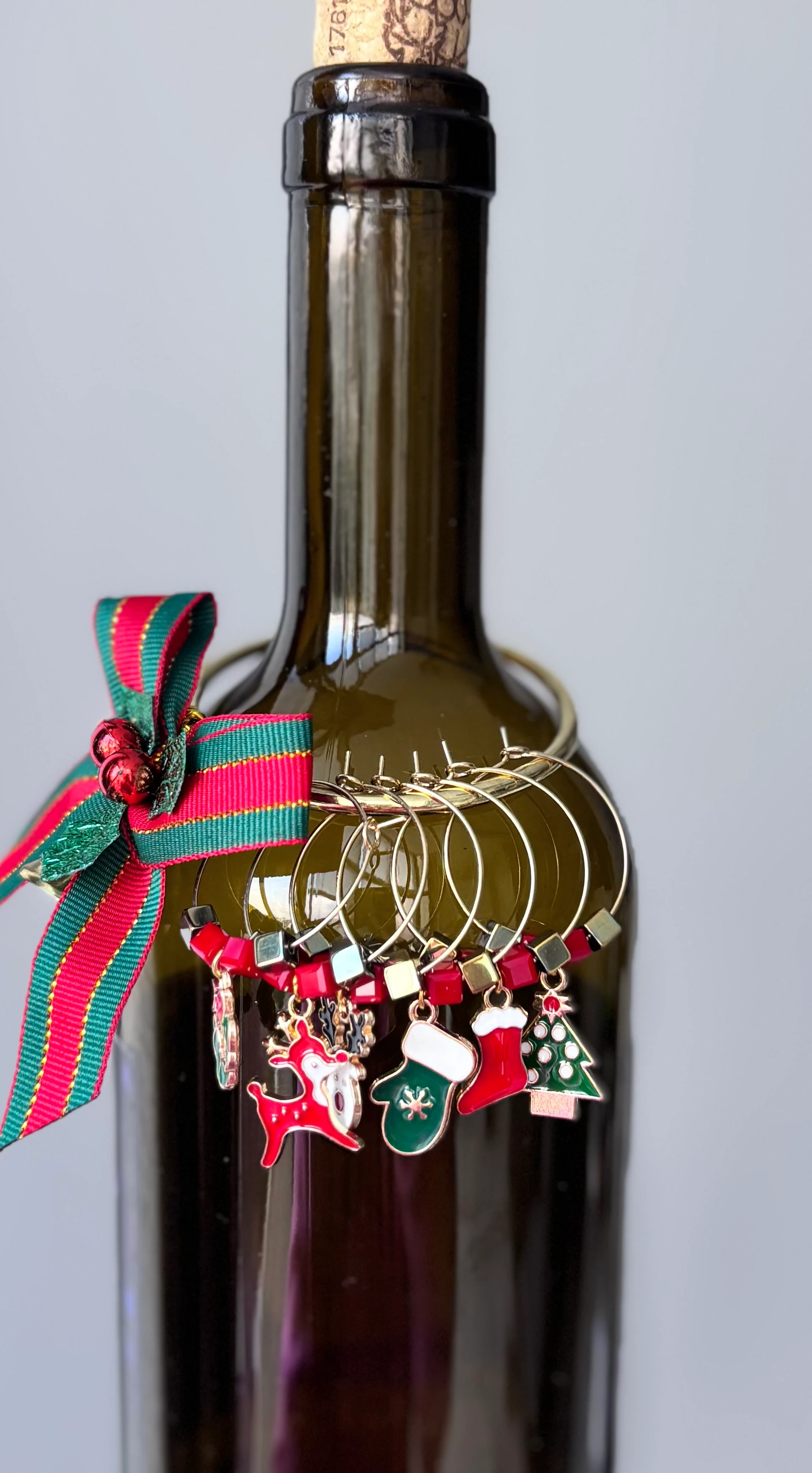 Lilac 6'lı Kadeh İşaretleyici Tasarım Set - Yeni Yıl 2