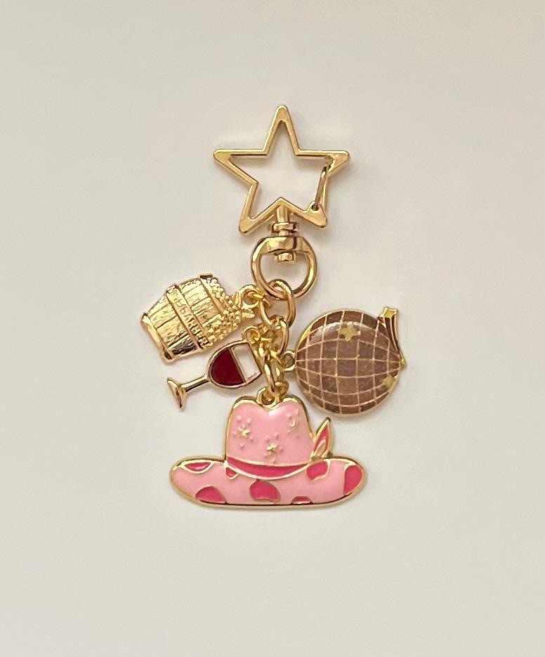 Lilac Tasarım Charm Anahtarlık - Cowboy Girl