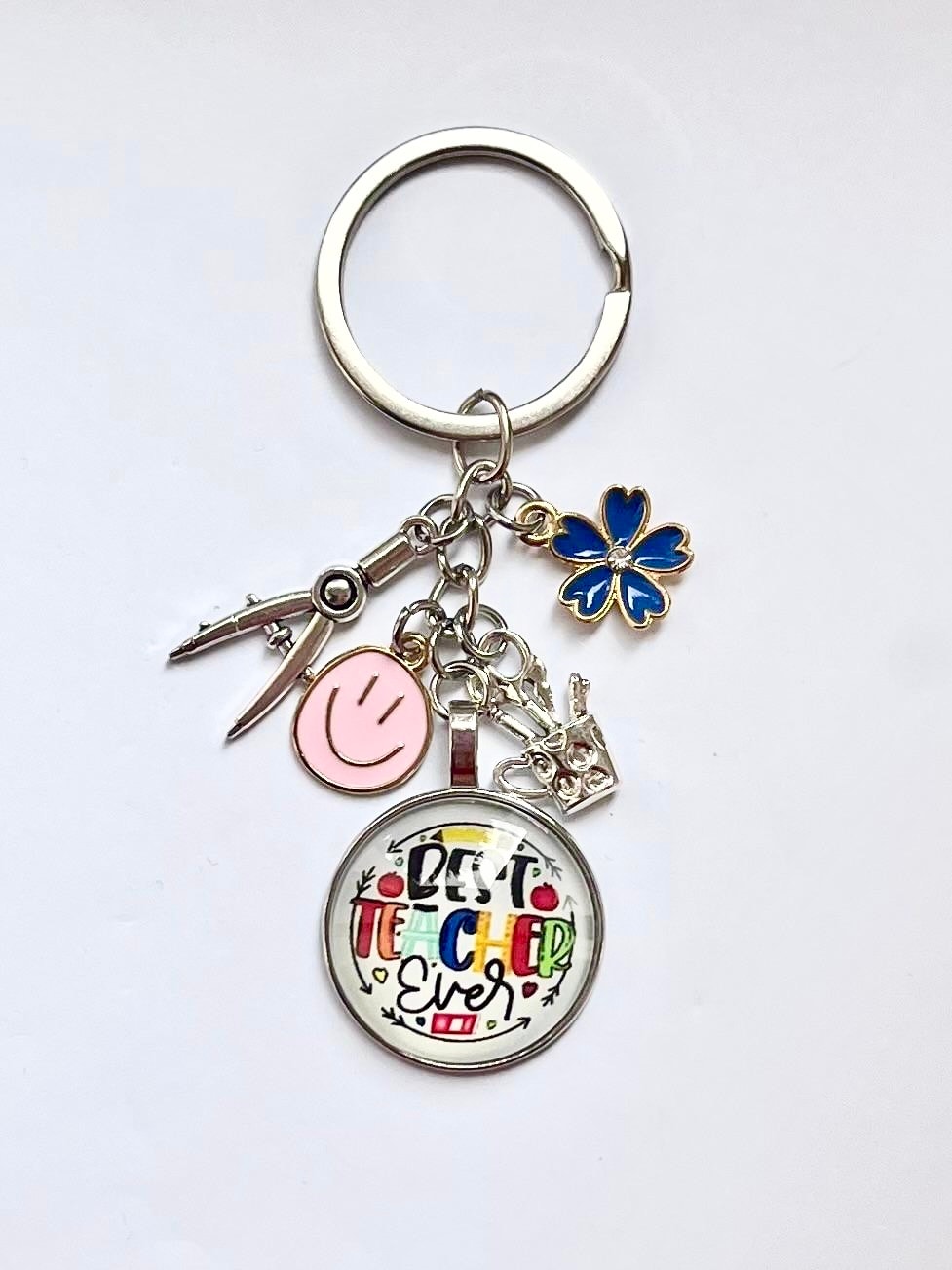Öğretmenler Günü Charm Anahtarlık - Best Teacher Ever