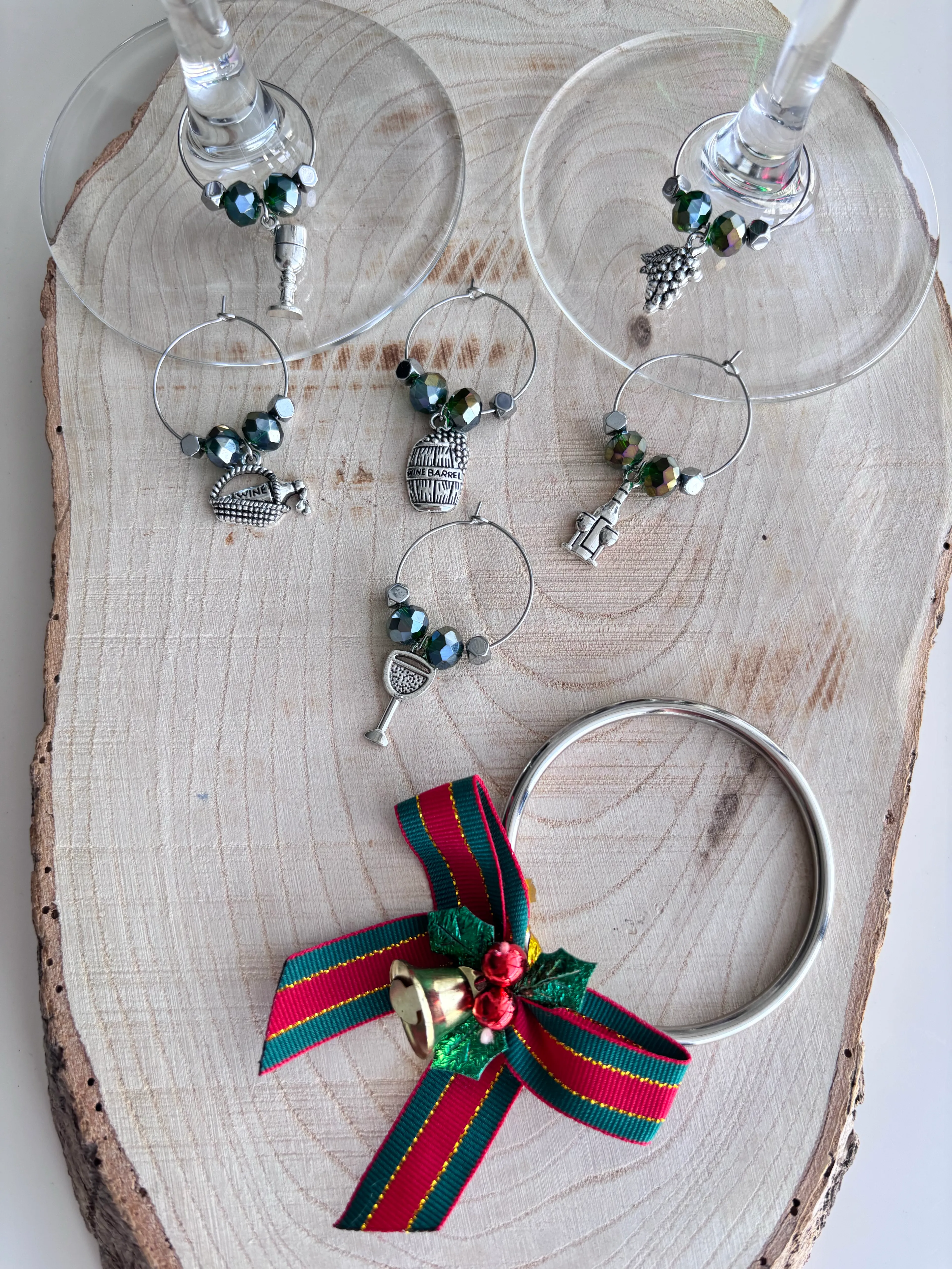 Lilac 6'lı Kadeh İşaretleyici Tasarım Set - Wine Love🍷