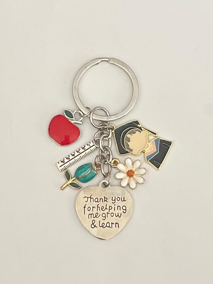 Öğretmenler Günü Charm Anahtarlık - 4