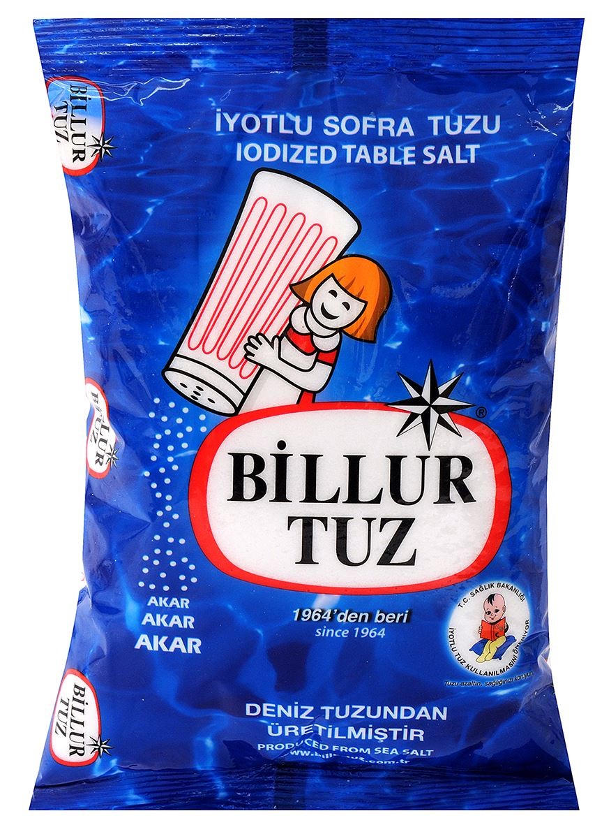 BİLLUR TUZ 750 GR 30 ADET KOLİ