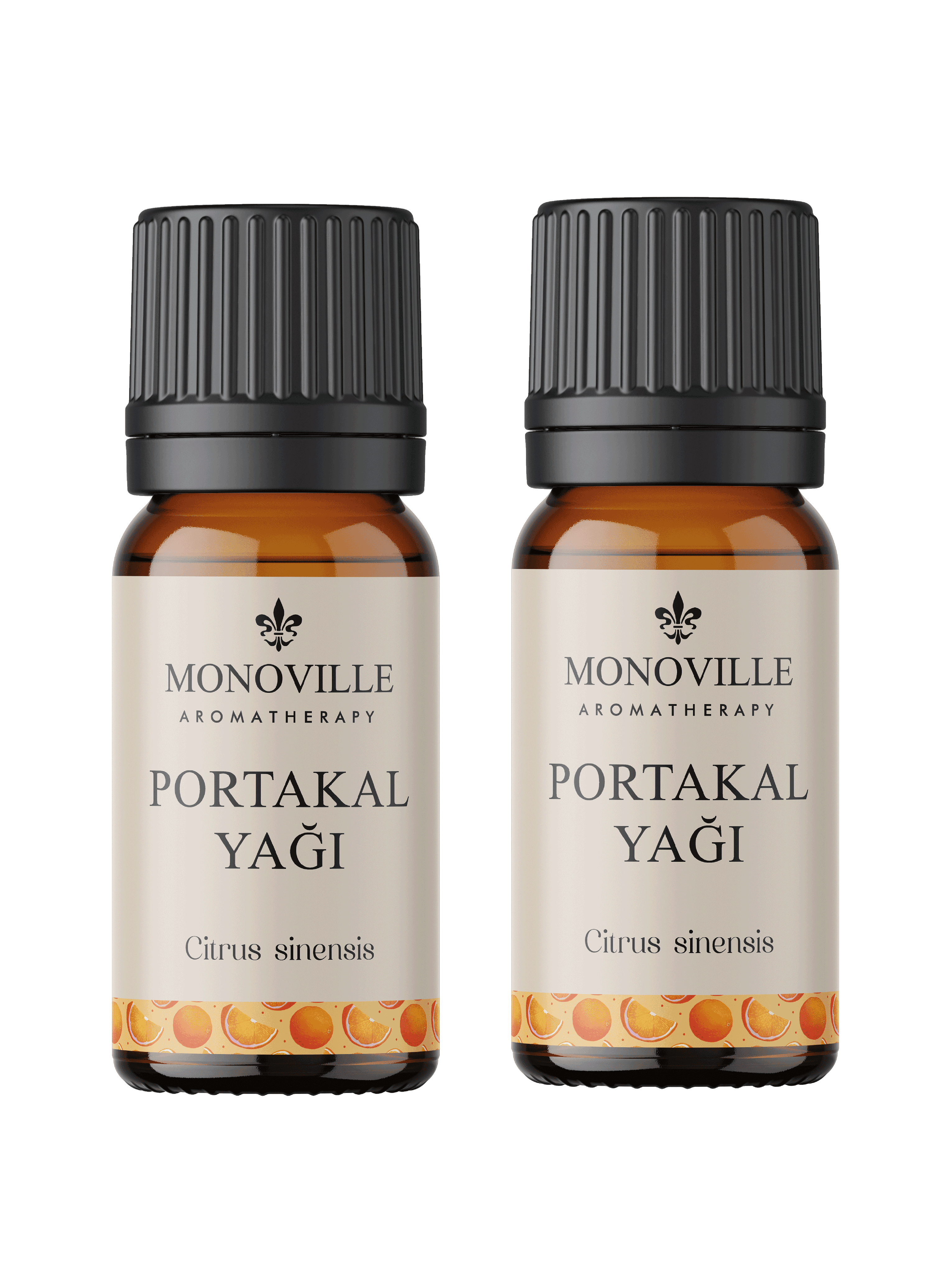 Monoville Portakal Uçucu Yağı 2'li Set %100 Saf ve Doğal ( Orange Essential Oil ) 2x10 ml