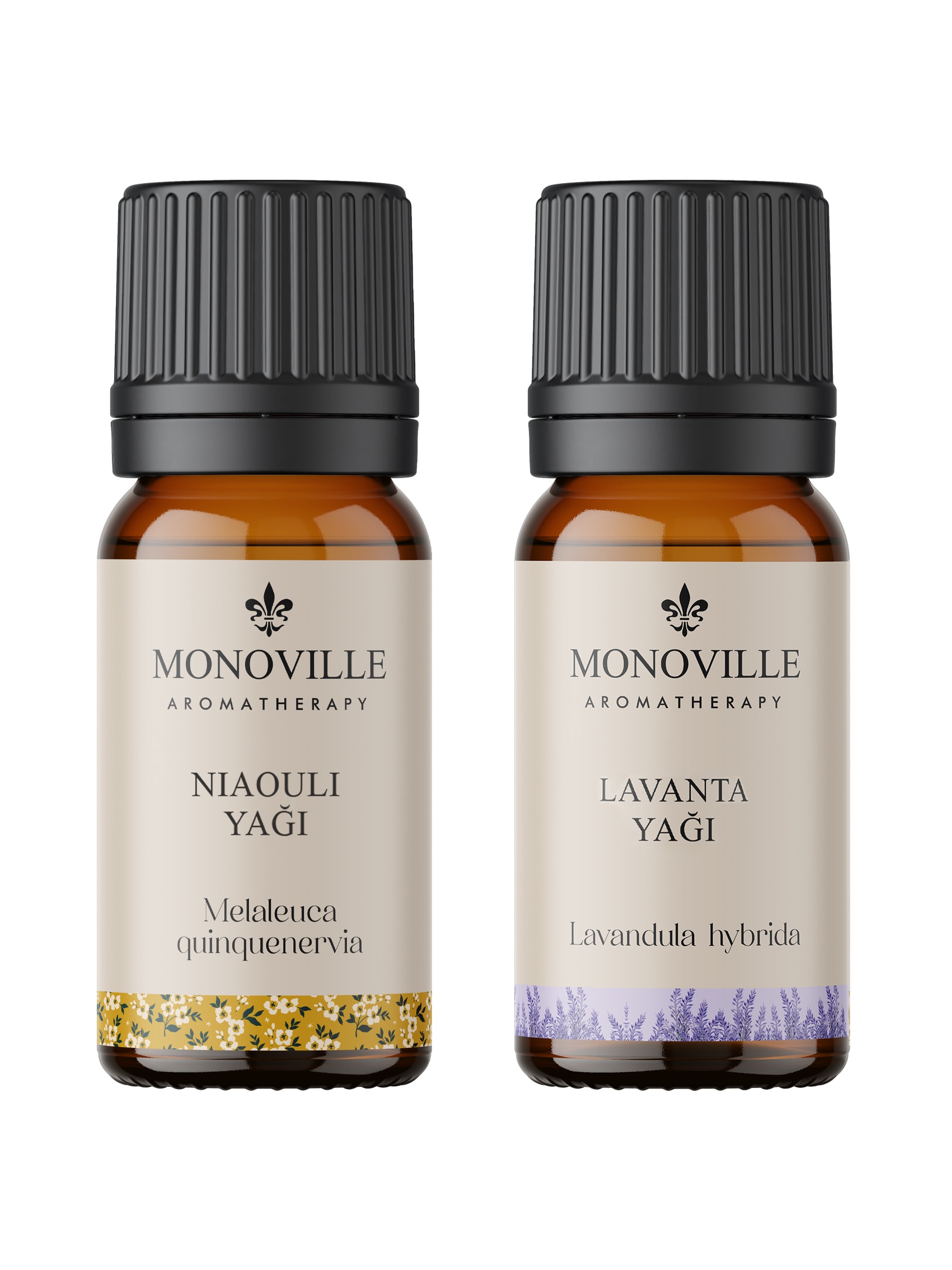 Nioli Yağı 10 ml, Lavanta Yağı 10 ml 2'li Set %100 Saf ve Doğal (Niaouli and Lavender Oil) 2x10 ml