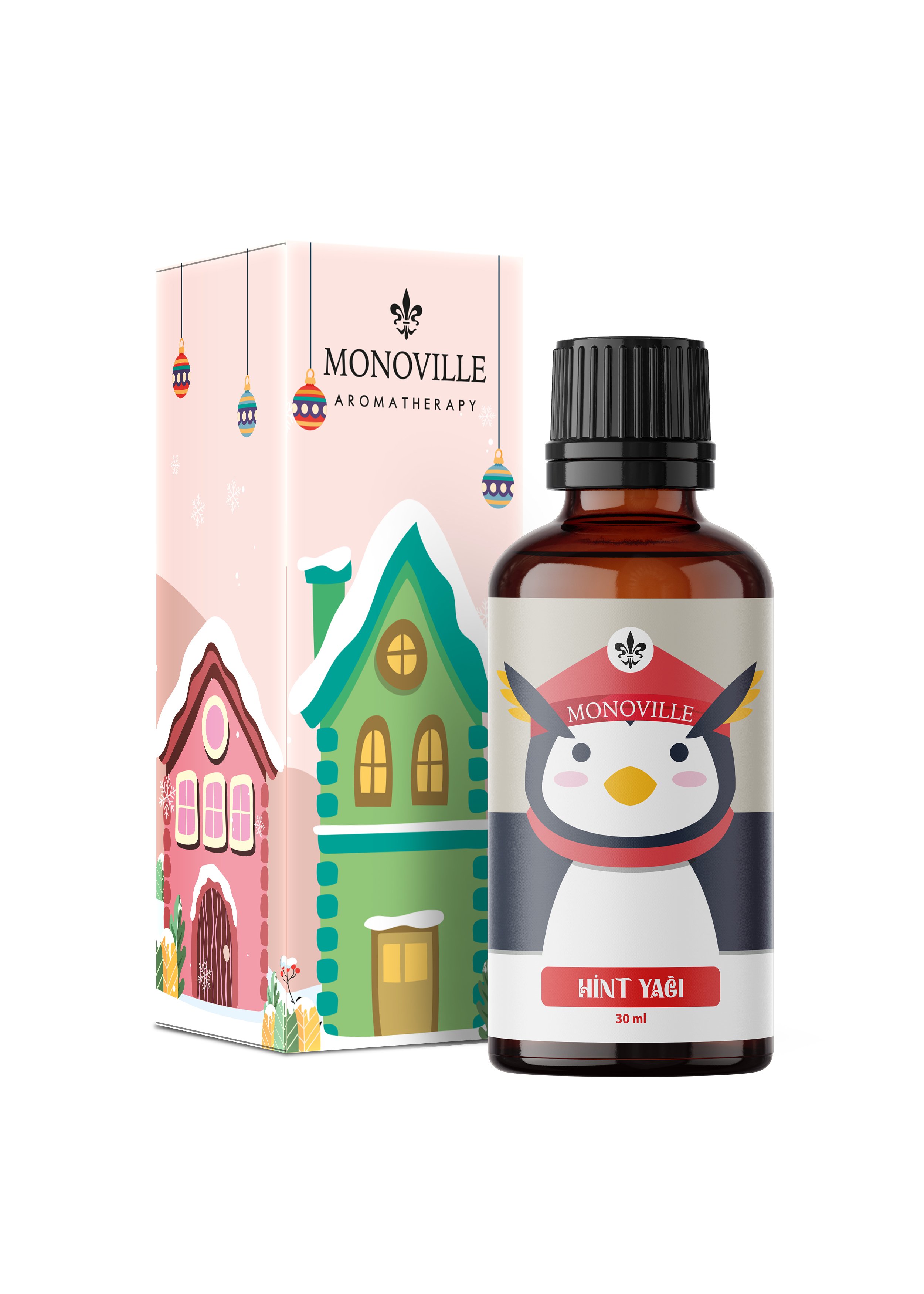 Monoville Hint Yağı (Jel) 30 ml Soğuk Sıkım % 100 Saf ve Doğal Yeni Yıl Hediye (Castor Oil)