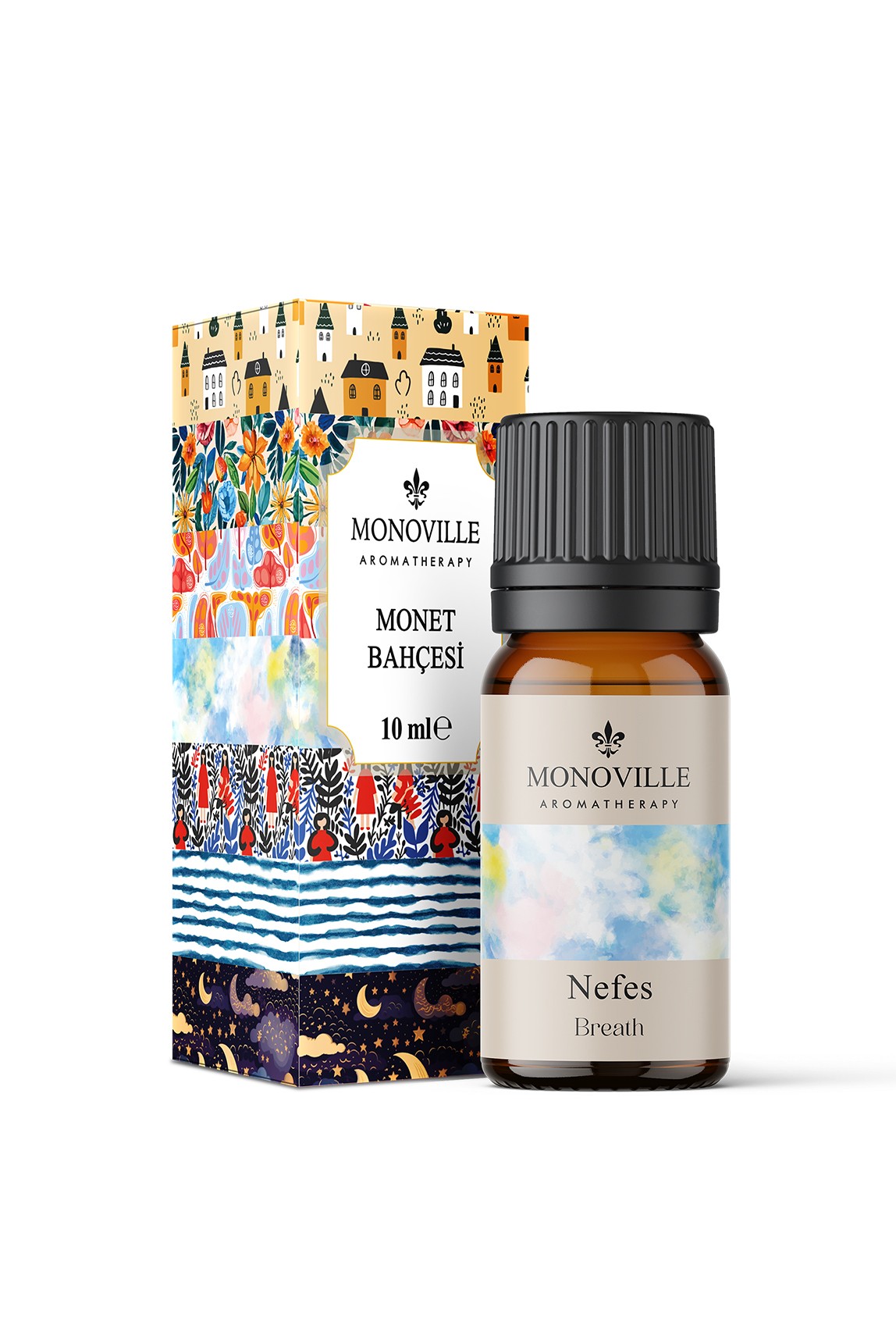 Monoville Nefes Uçucu Yağ Karışımı 10 ml %100 Doğal (Breath Essantial Oil Blend)