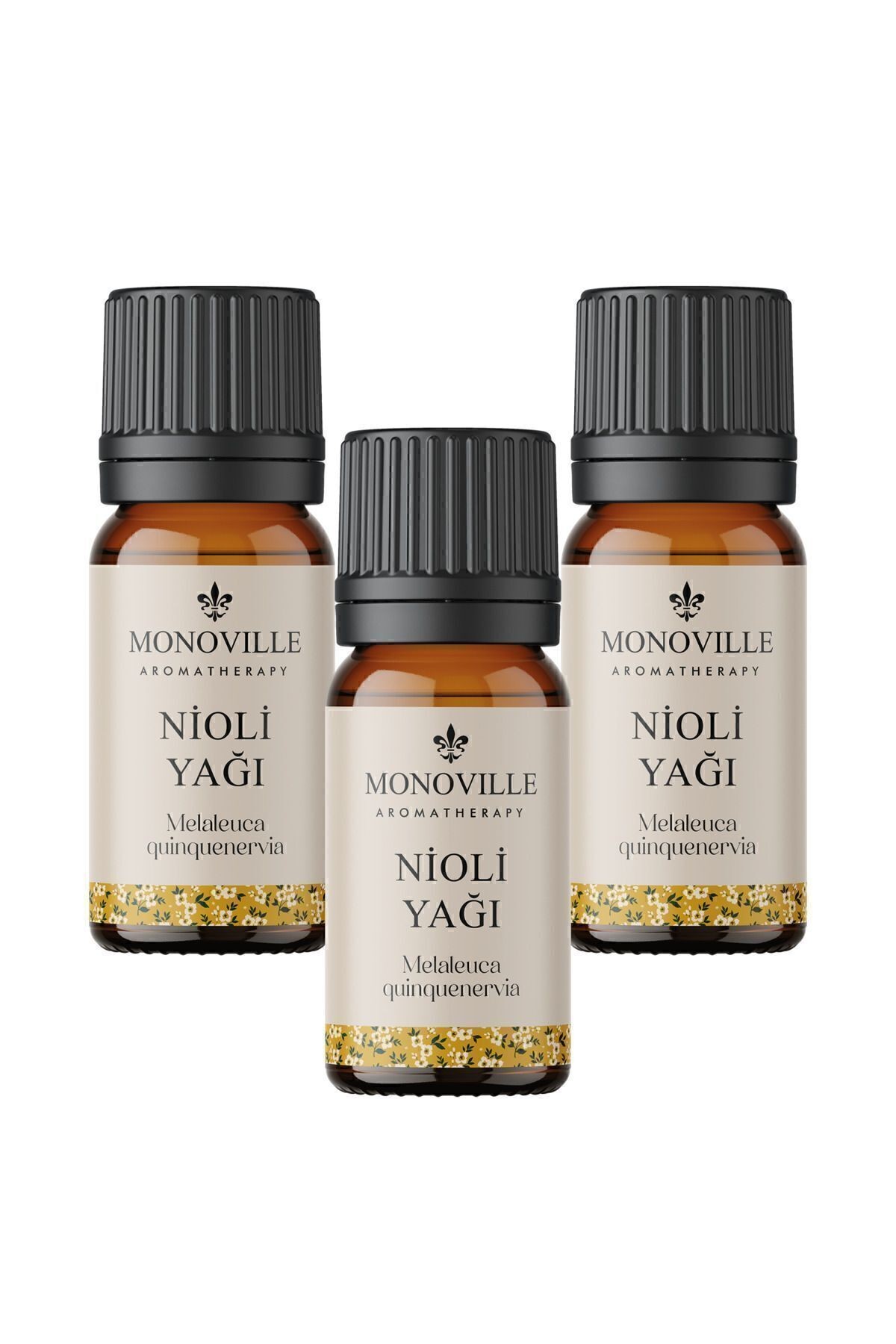 Nioli Uçucu Yağı 3'lü Set %100 Saf ve Doğal (Niaouli Essential Oil) 3x10 ml